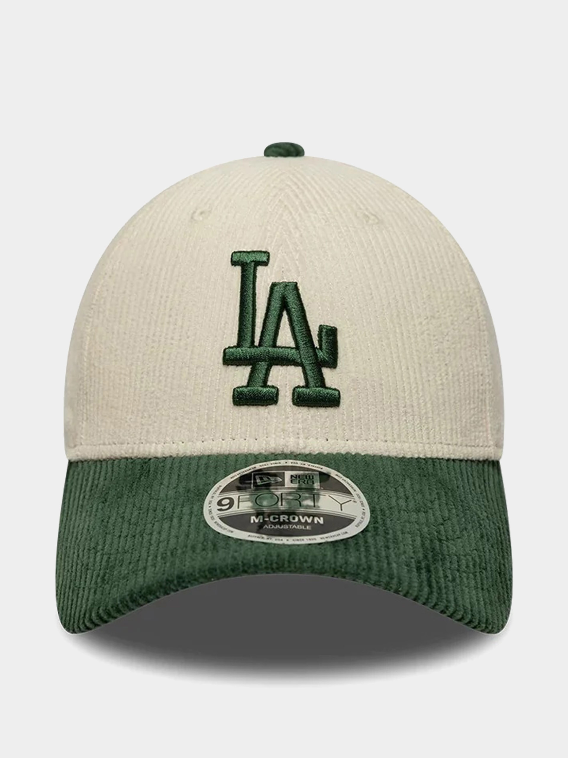 New Era Cap Cord 9Forty Mc Los Angeles Dodgers (light cream/green)
