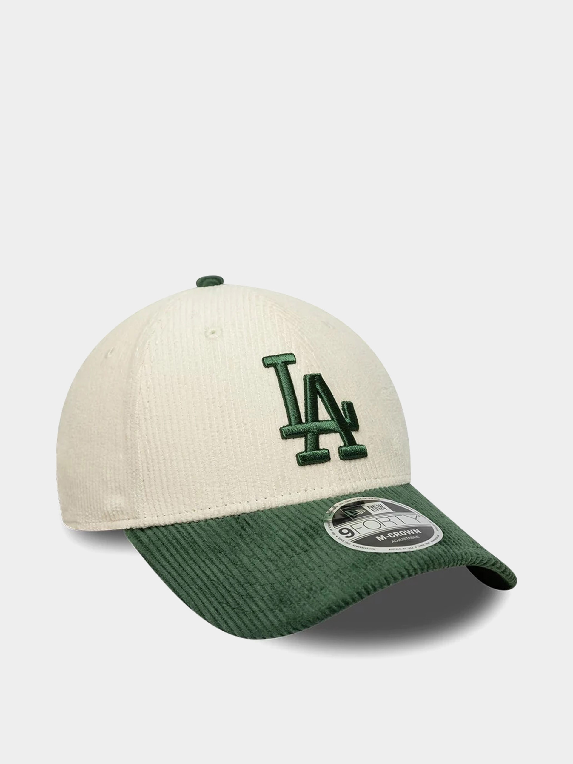 New Era Cap Cord 9Forty Mc Los Angeles Dodgers (light cream/green)