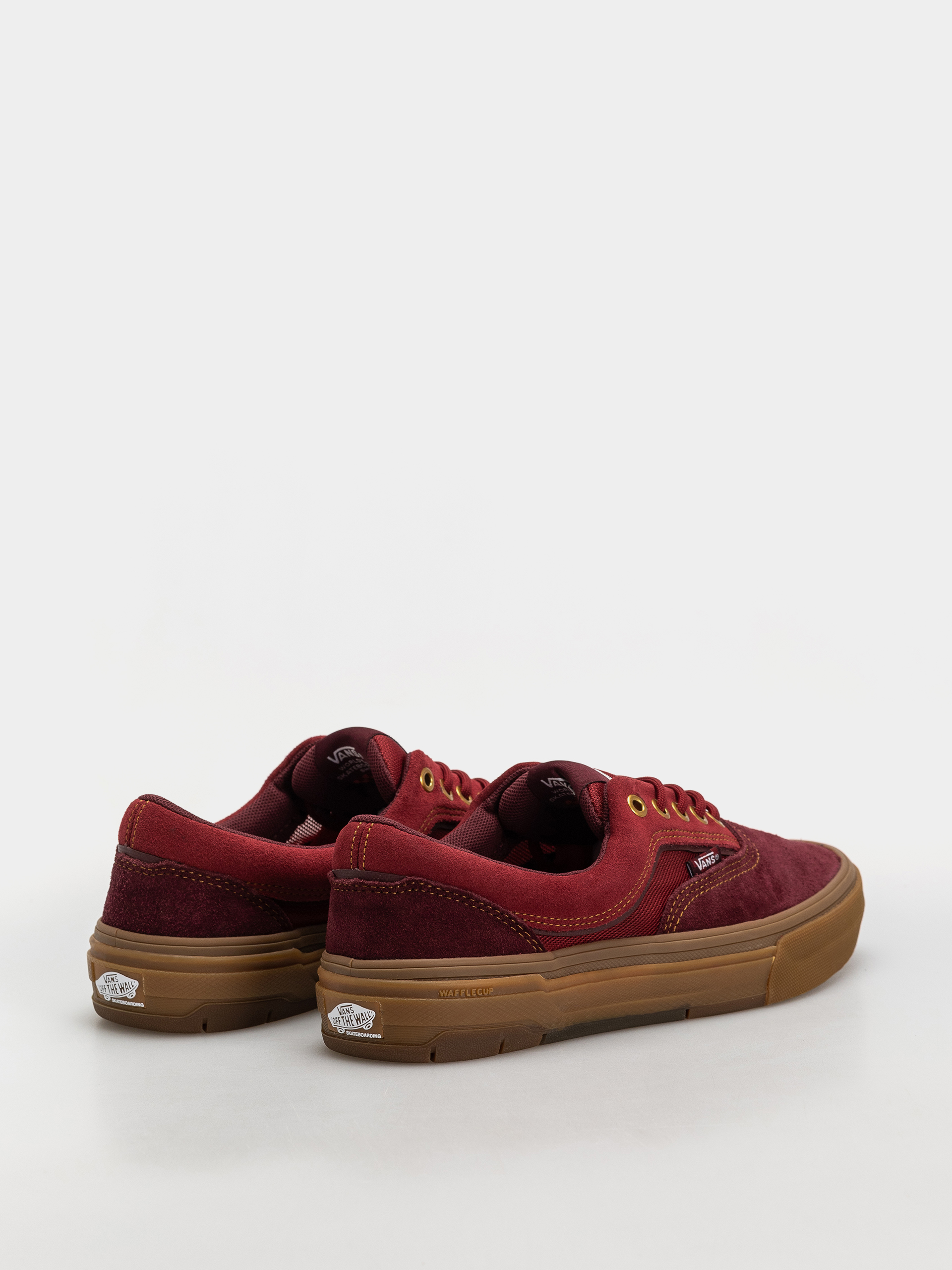 Vans Skate Era Wafflecup Shoes (dark red/gum)