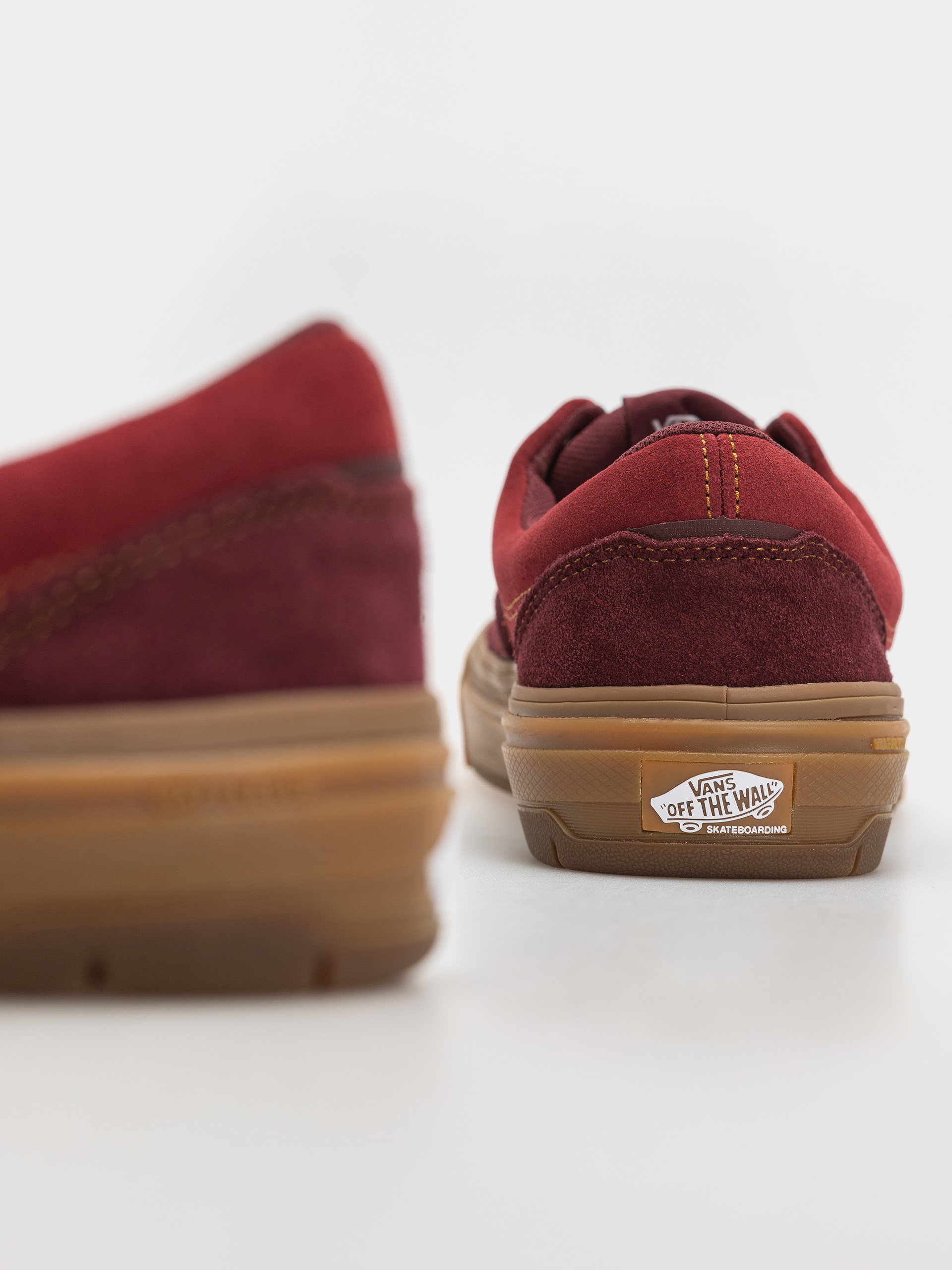 Vans Skate Era Wafflecup Shoes (dark red/gum)