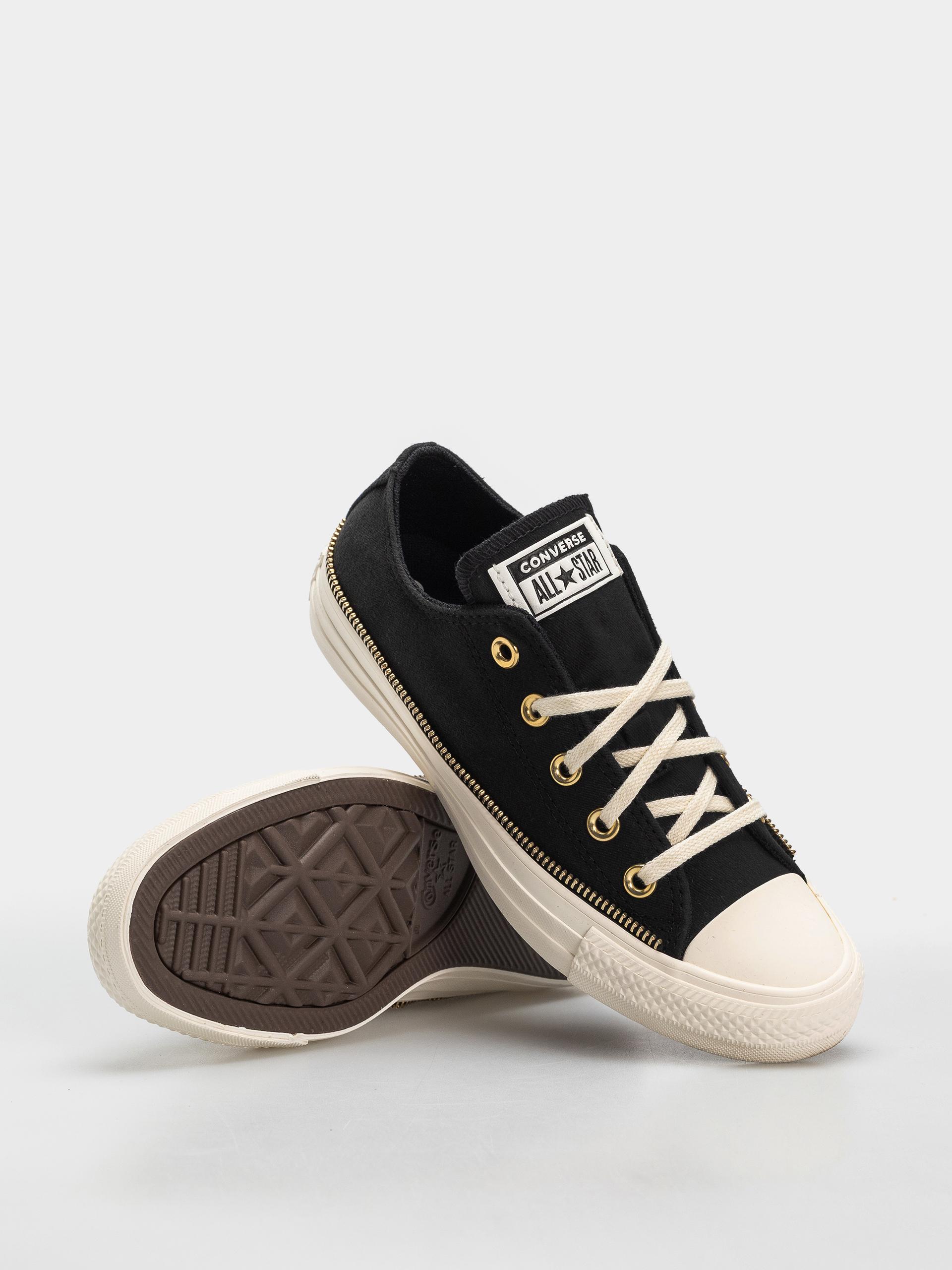 Converse Chucks Chuck Taylor All Star Ox Wmn (black/egret/gold)