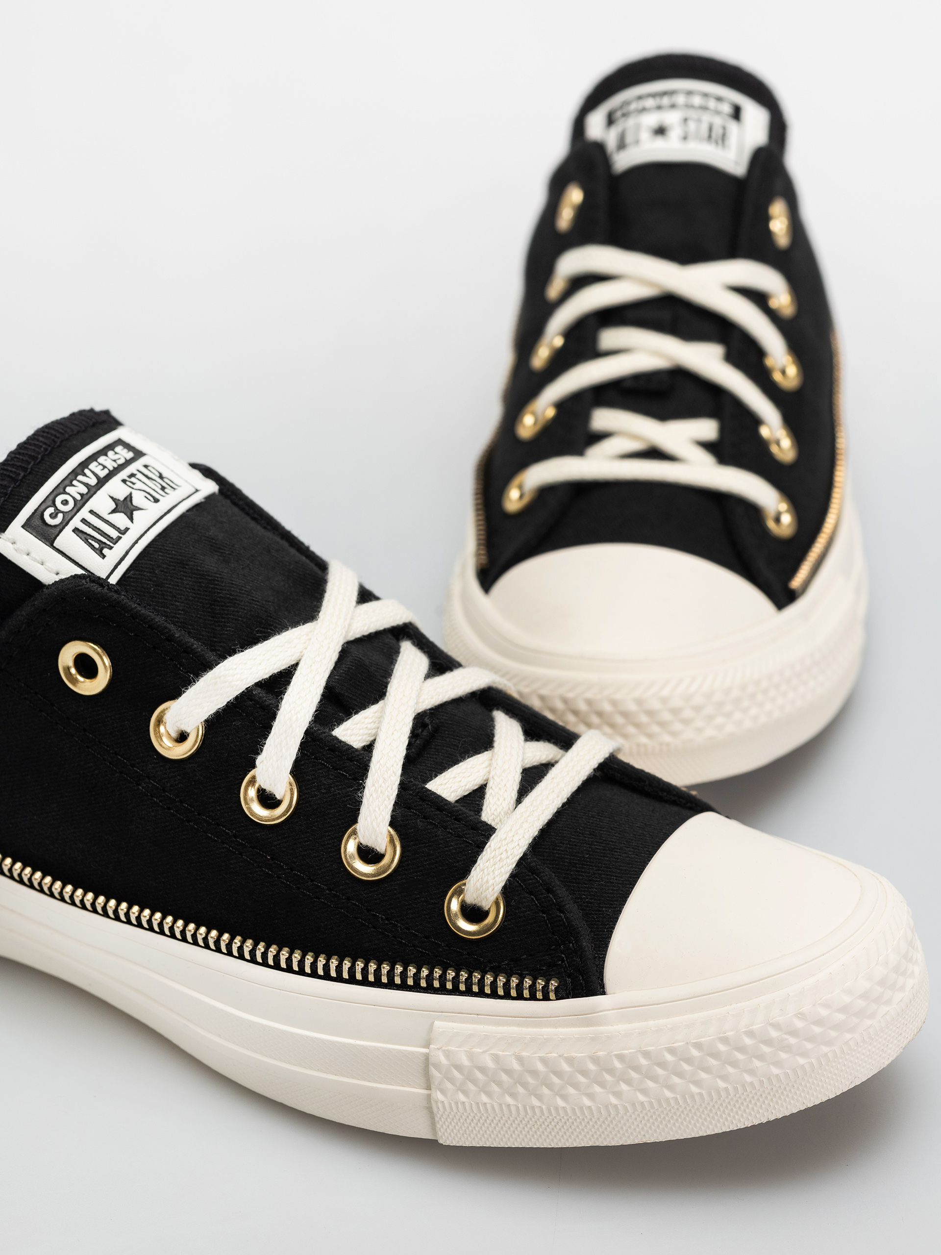 Converse Chucks Chuck Taylor All Star Ox Wmn (black/egret/gold)