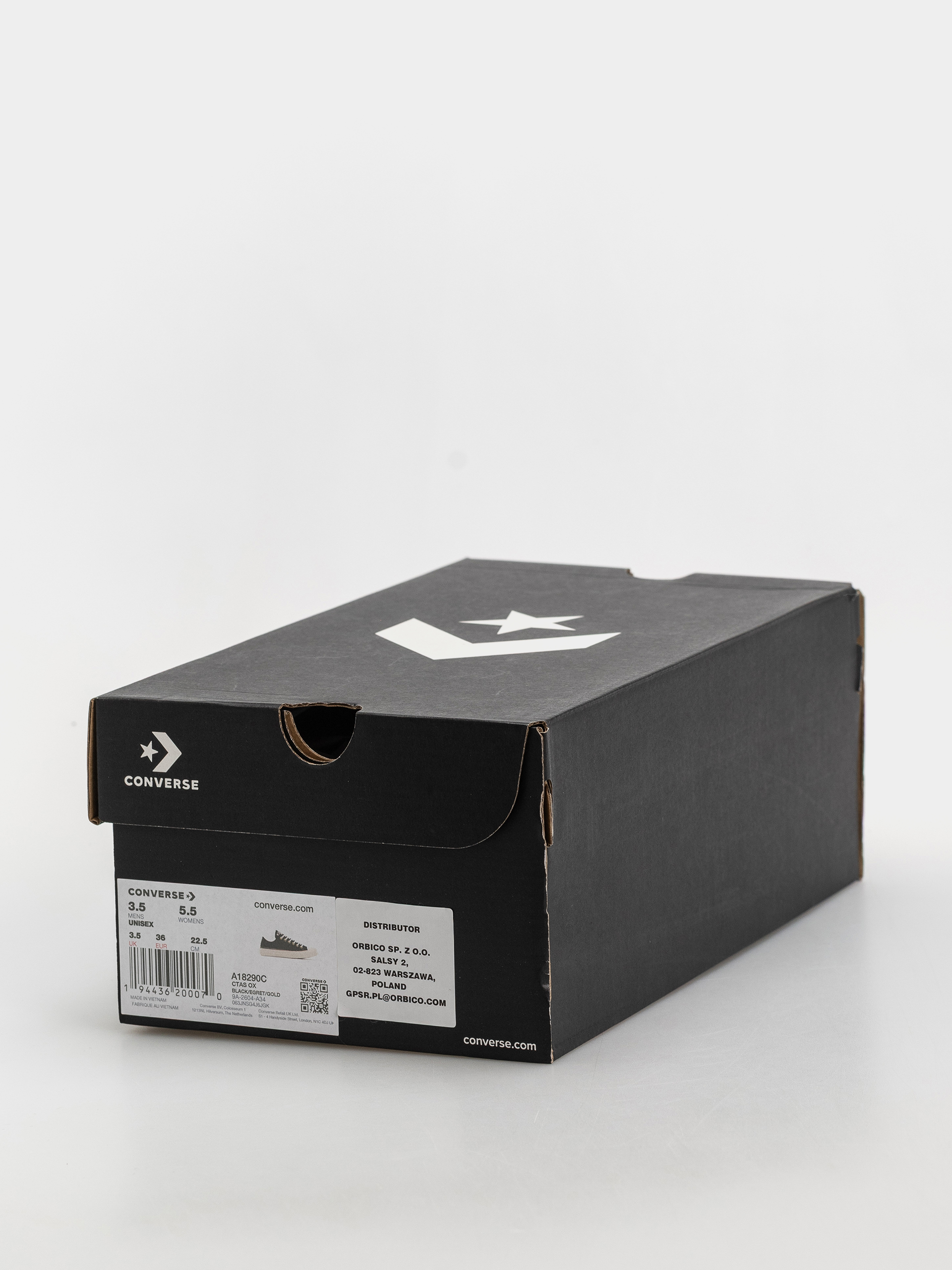 Converse Chucks Chuck Taylor All Star Ox Wmn (black/egret/gold)
