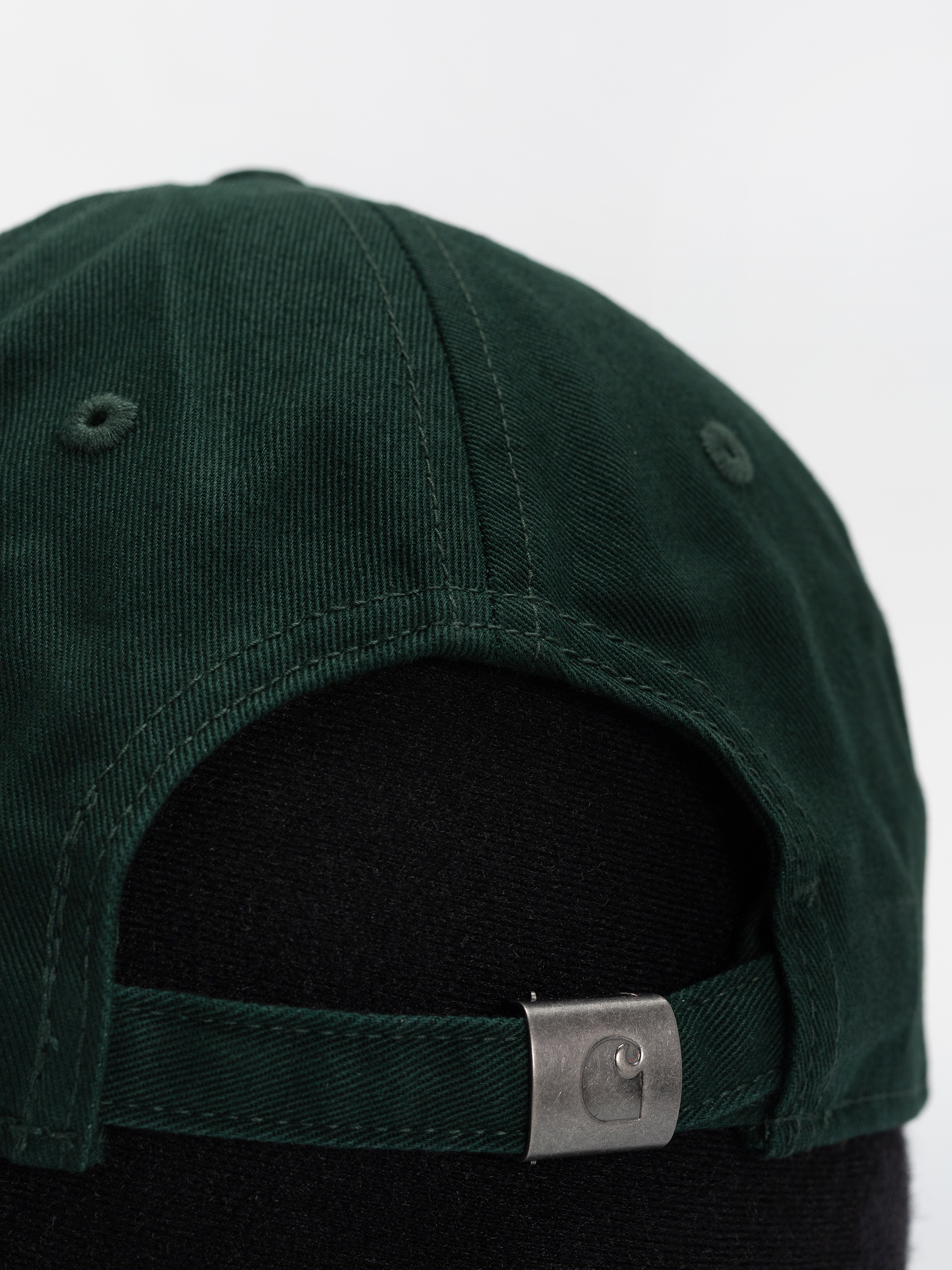 Carhartt WIP Madison Logo Cap (dark scarab/white)