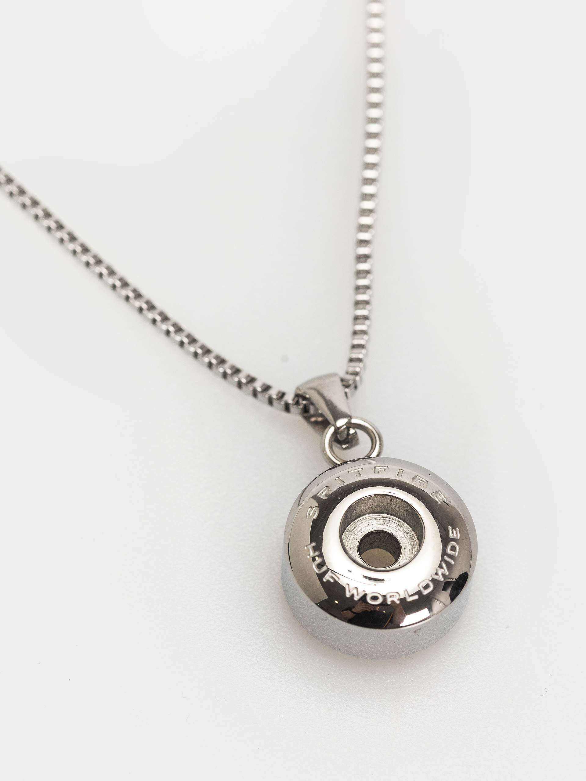 HUF Necklace X Spitfire Classic Pendant (silver)