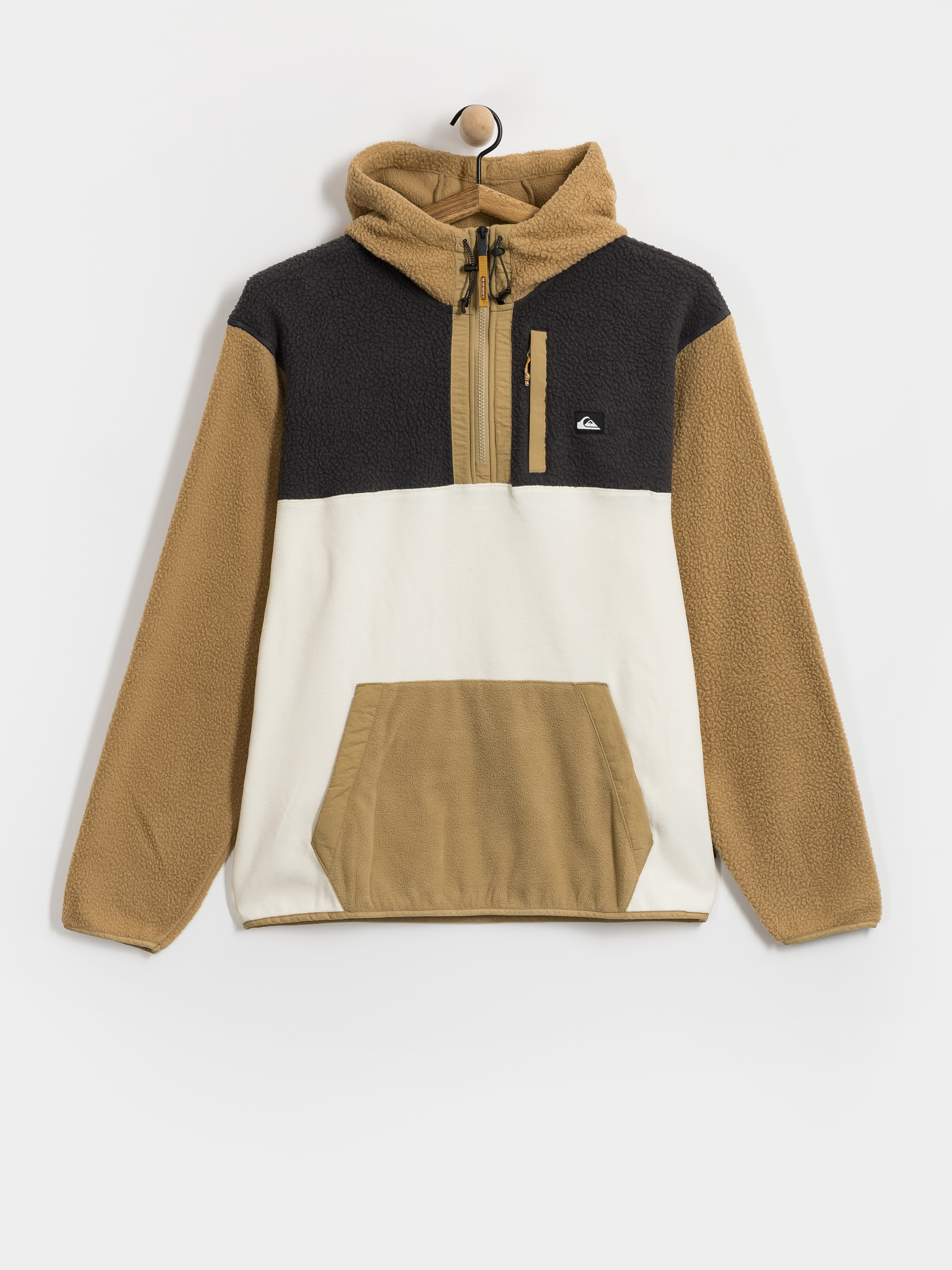 Quiksilver Clean Coast Mix Up Hoody Fleece Jacke (kelp)