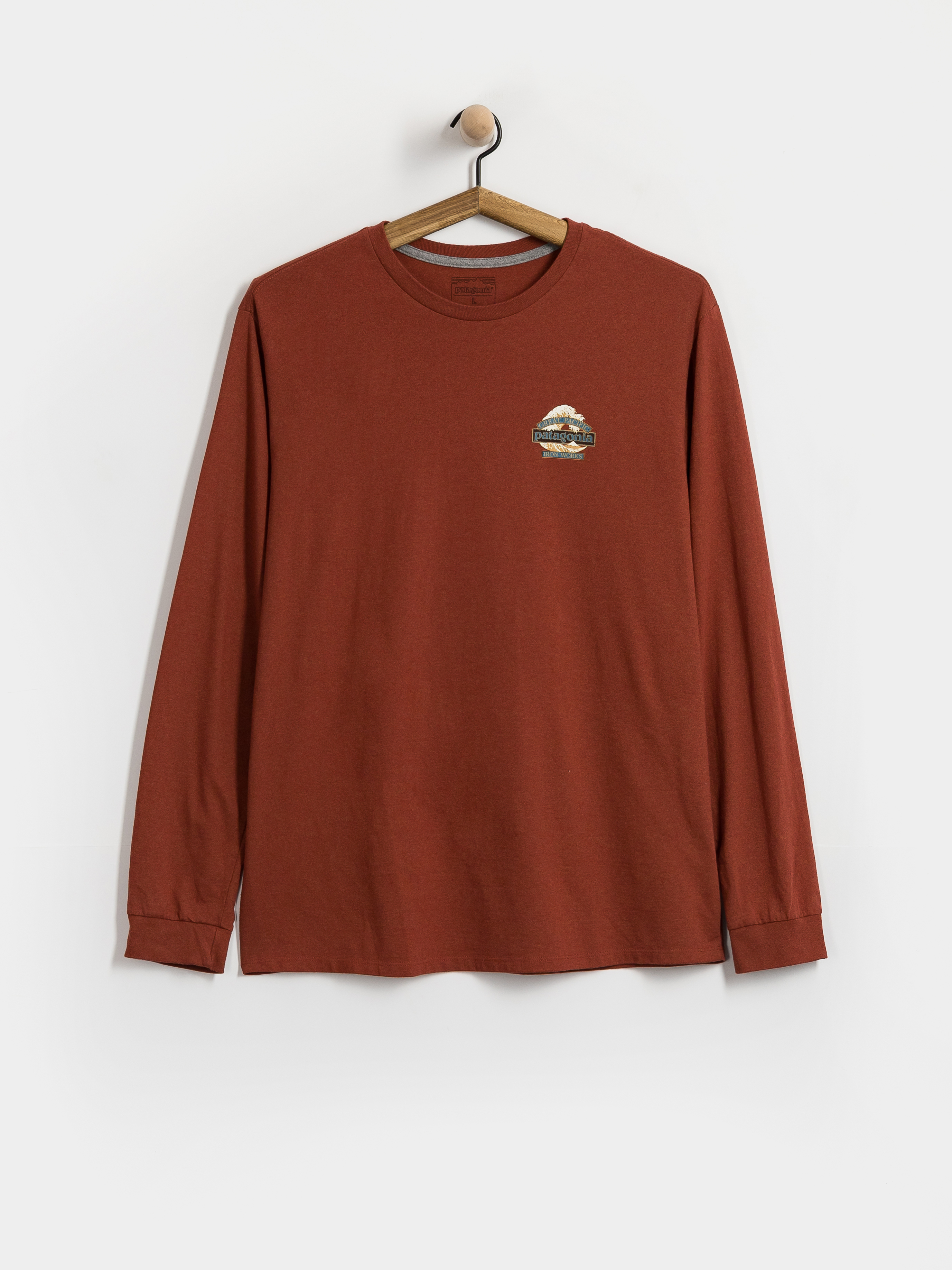 Patagonia Longsleeve Great Waves Responsibili (rusty red)