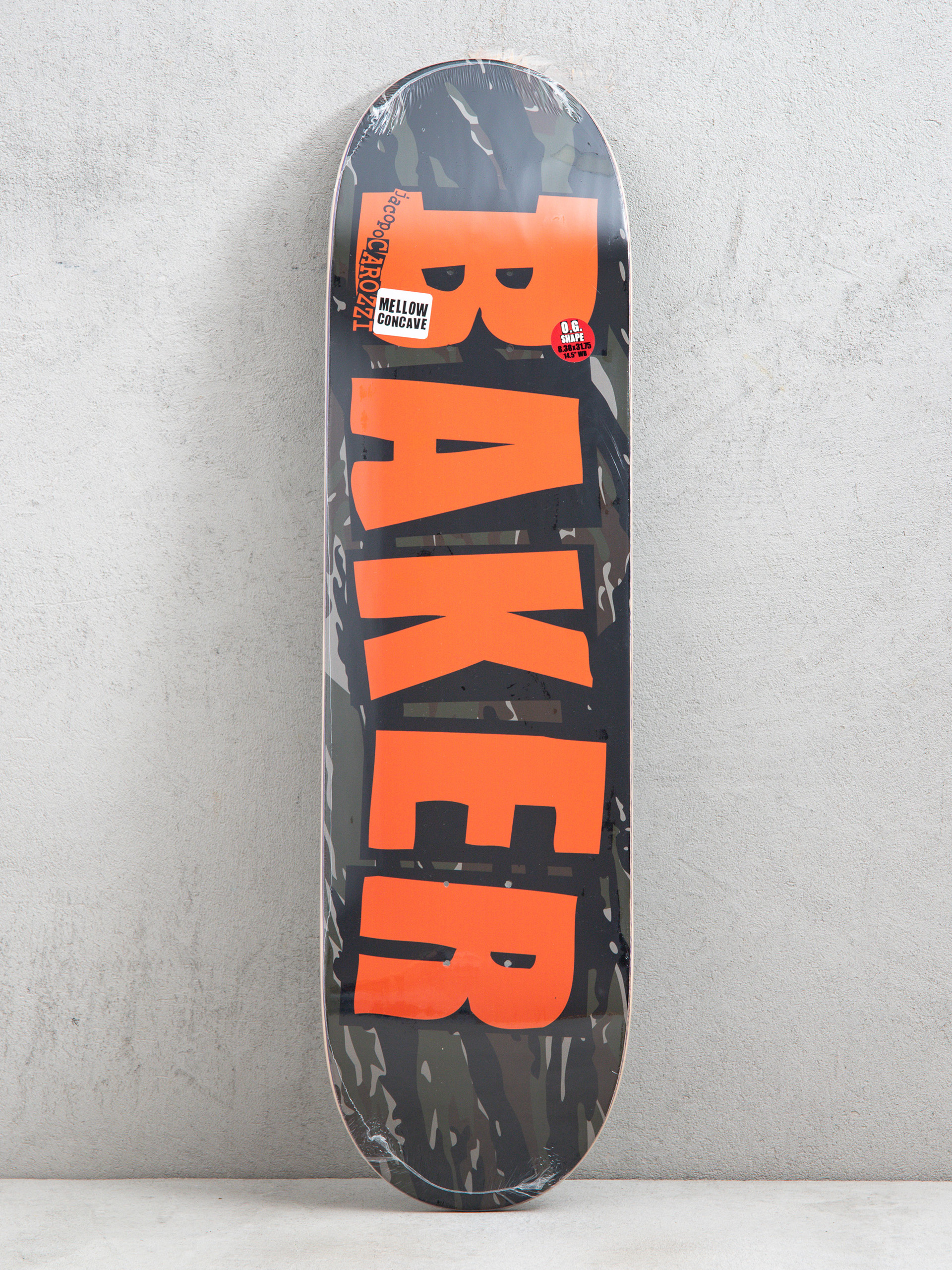 Baker Jacopo Carozzi Brand Logo Tiger Stripe Deck