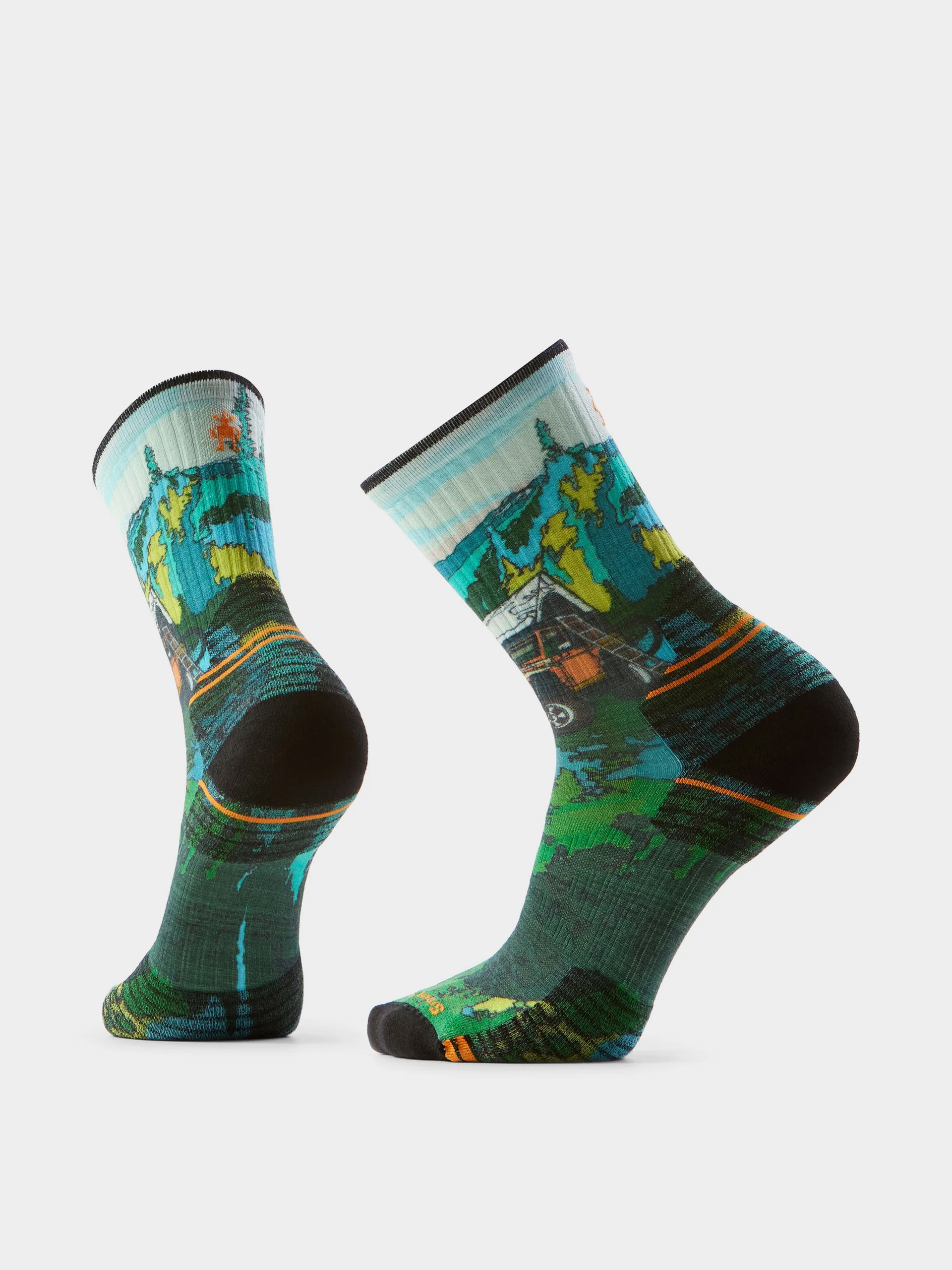Smartwool Socken Hike Targeted Cushion Trail Trekker Print