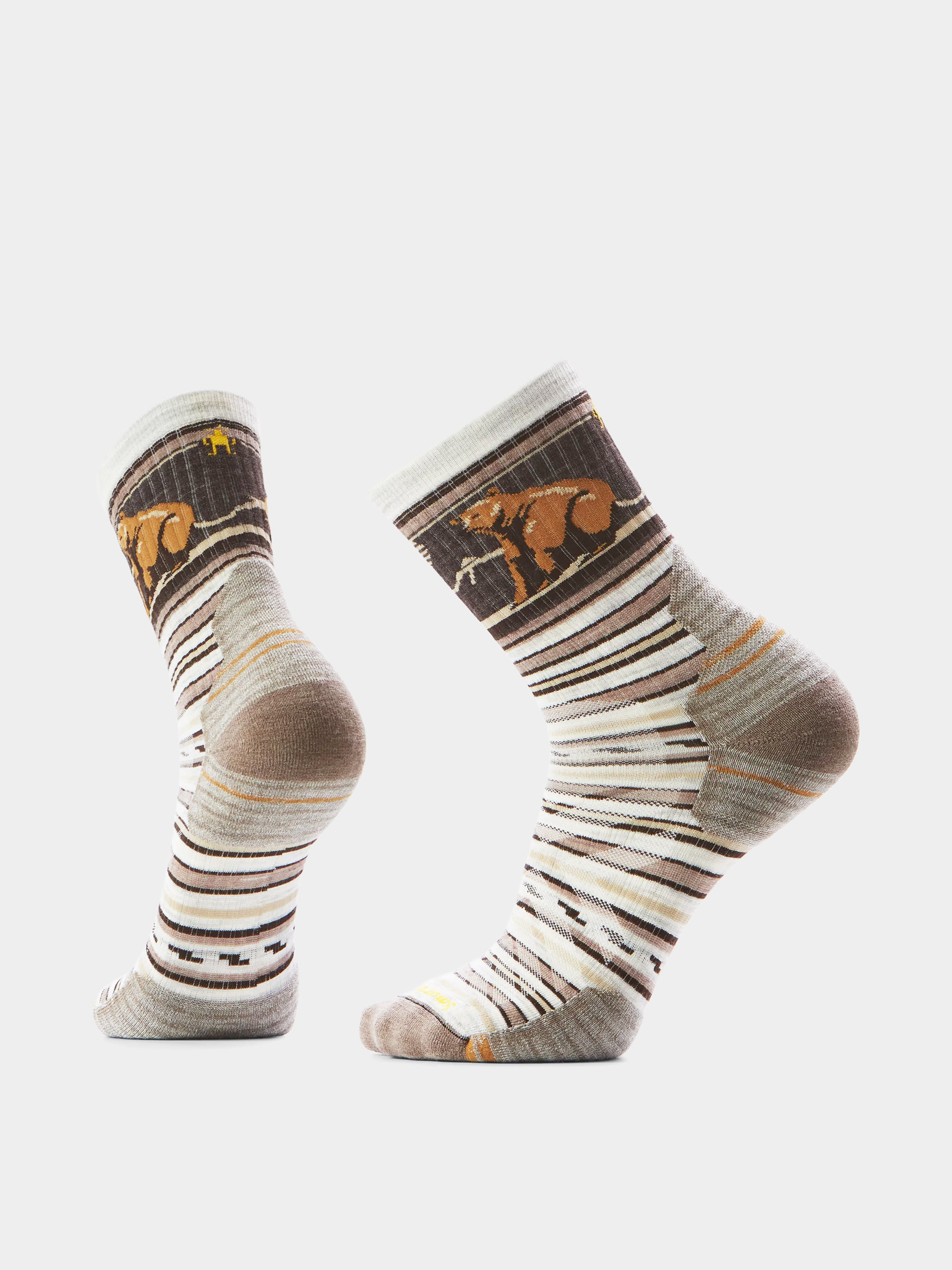 Smartwool Socken Hike Targeted Cushion Bear Stripe Mid