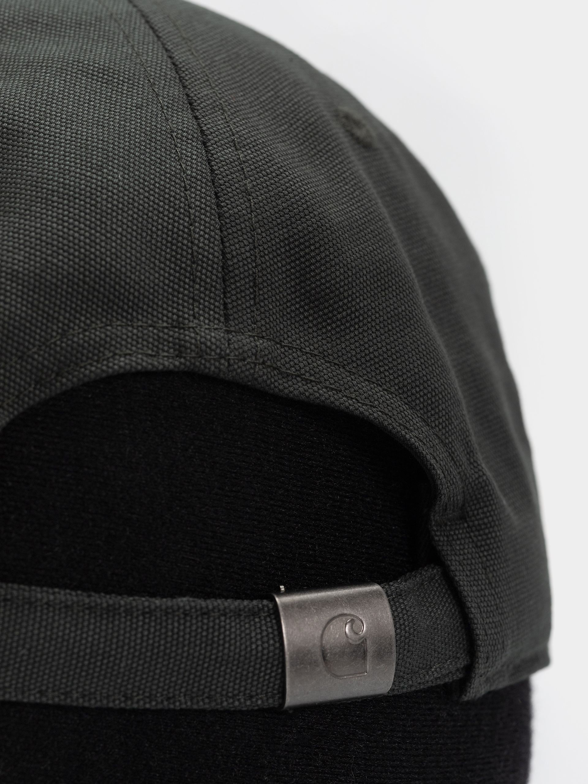Carhartt WIP Canvas Script Cap (dark scarab/palisander)
