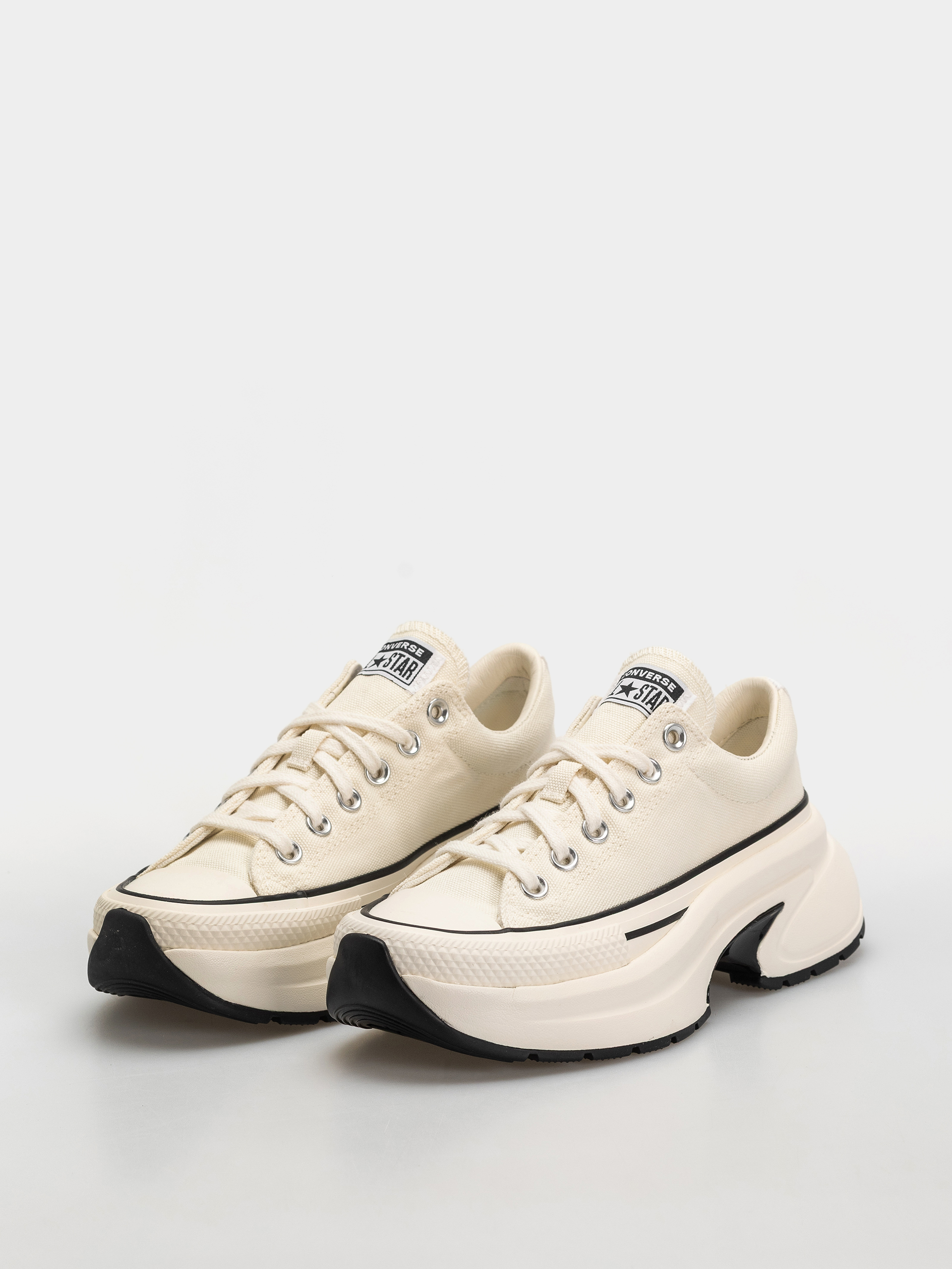 Converse Run Star Crush Ox Wmn Schuhe (egret/egret/black)