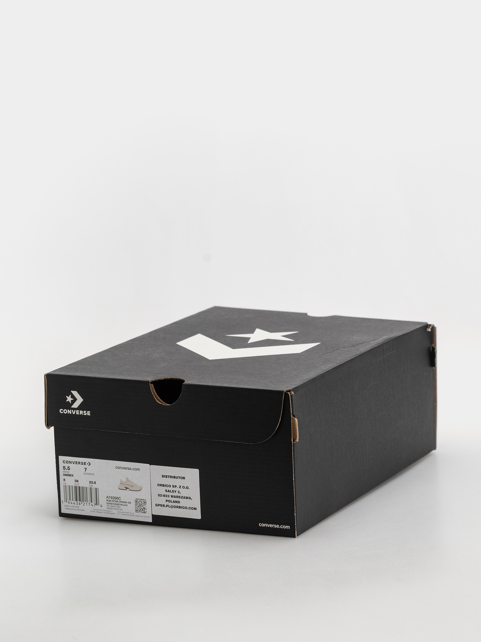 Converse Run Star Crush Ox Wmn Schuhe (egret/egret/black)
