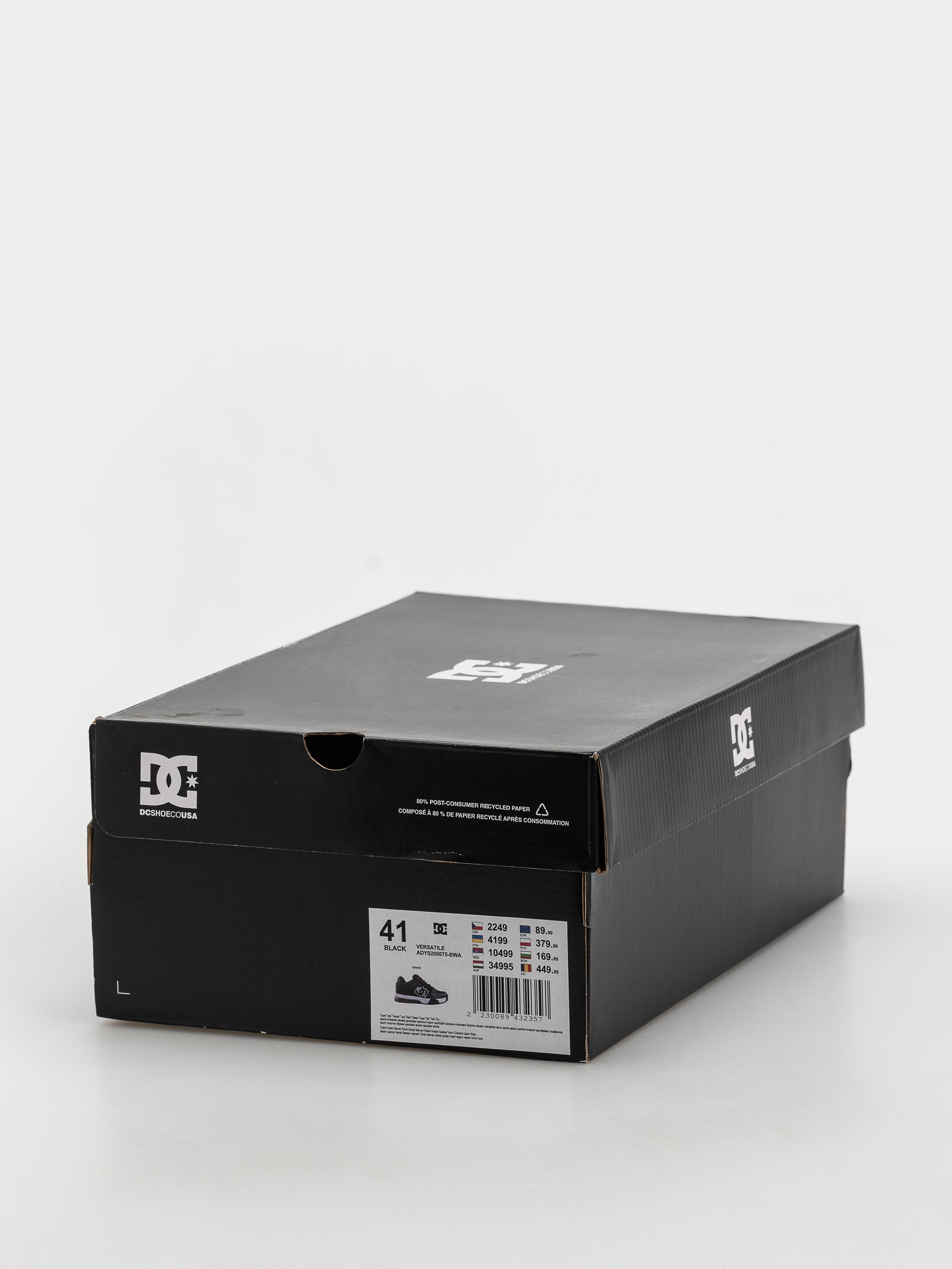 DC Versatile Shoes (black/white/athletic red)