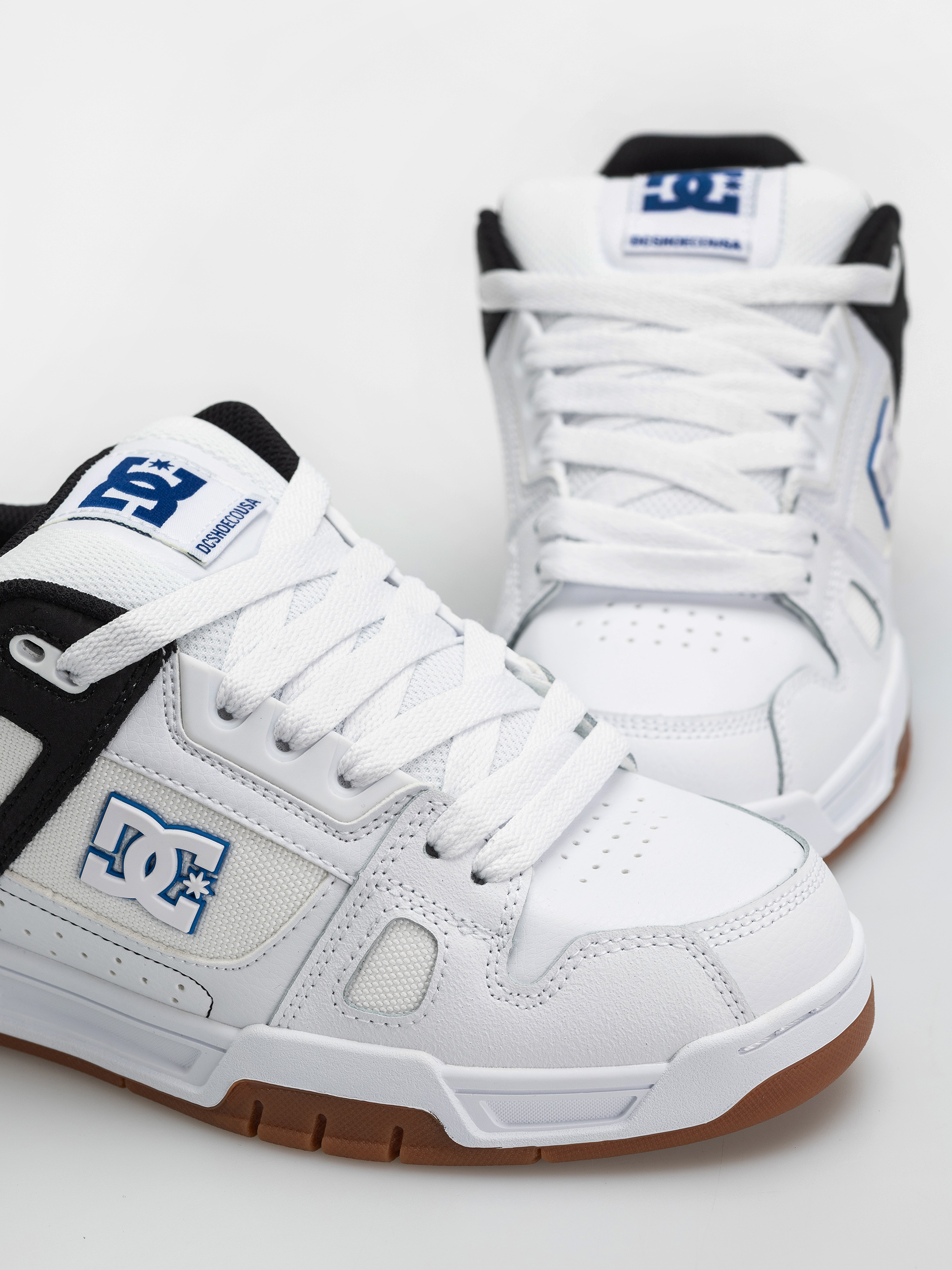 DC Stag Shoes (white/black/blue)