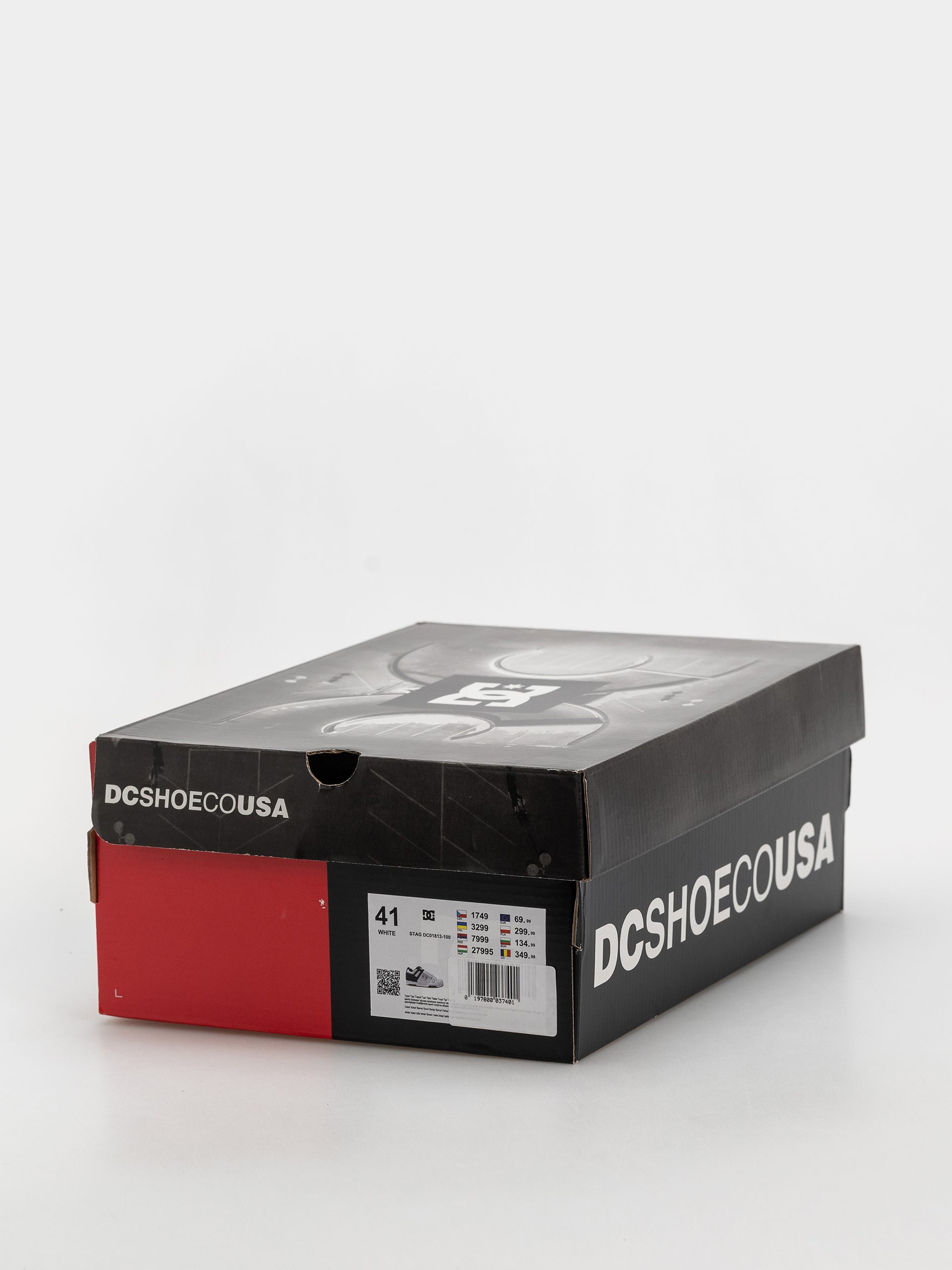 DC Stag Shoes (white/black/blue)