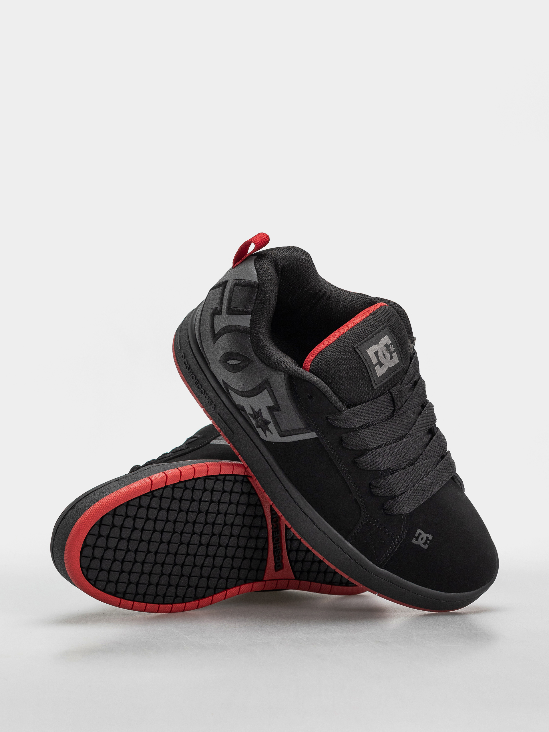 DC Court Graffik Shoes (black/grey/red)