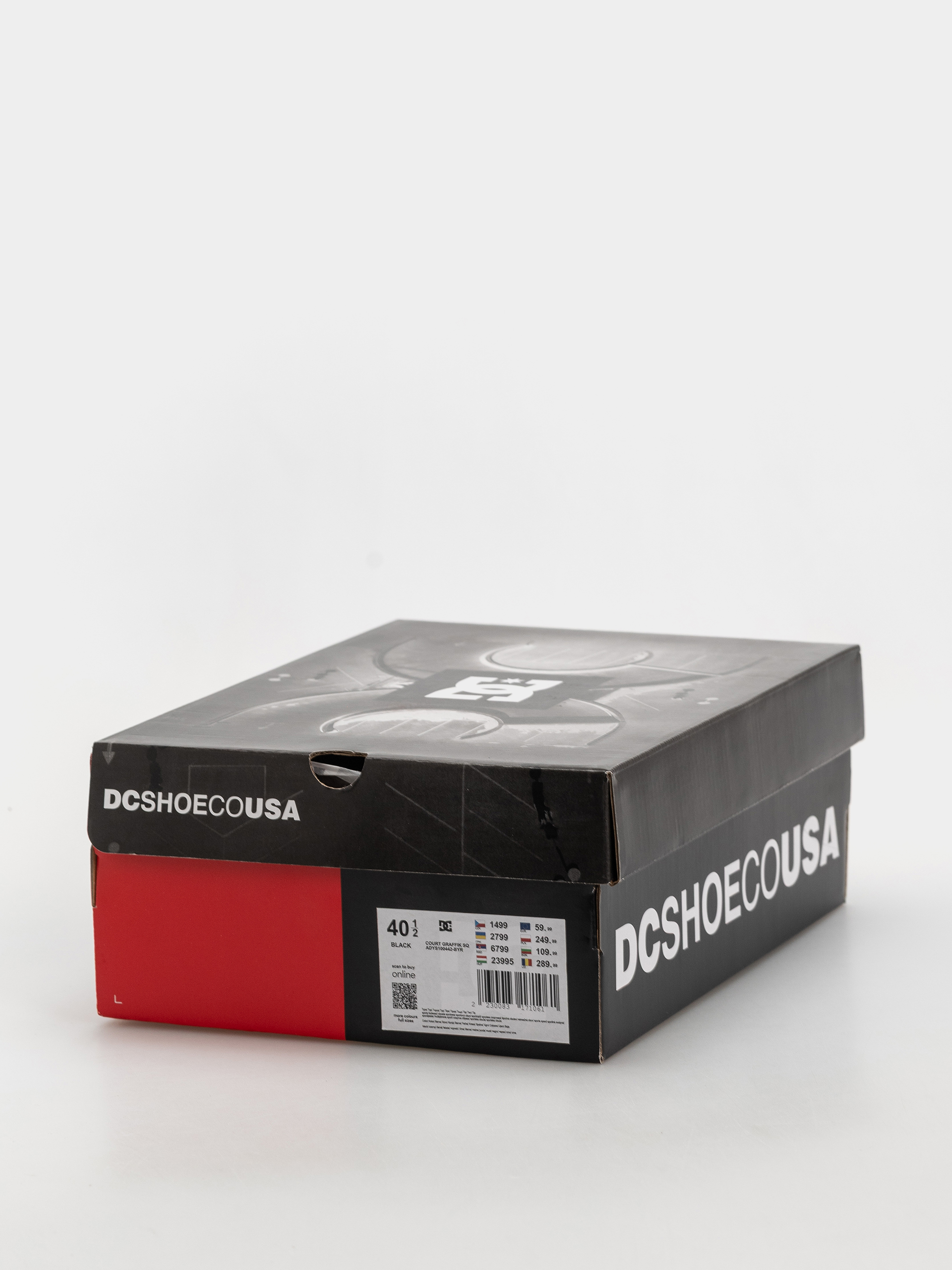 DC Court Graffik Schuhe (black/grey/red)