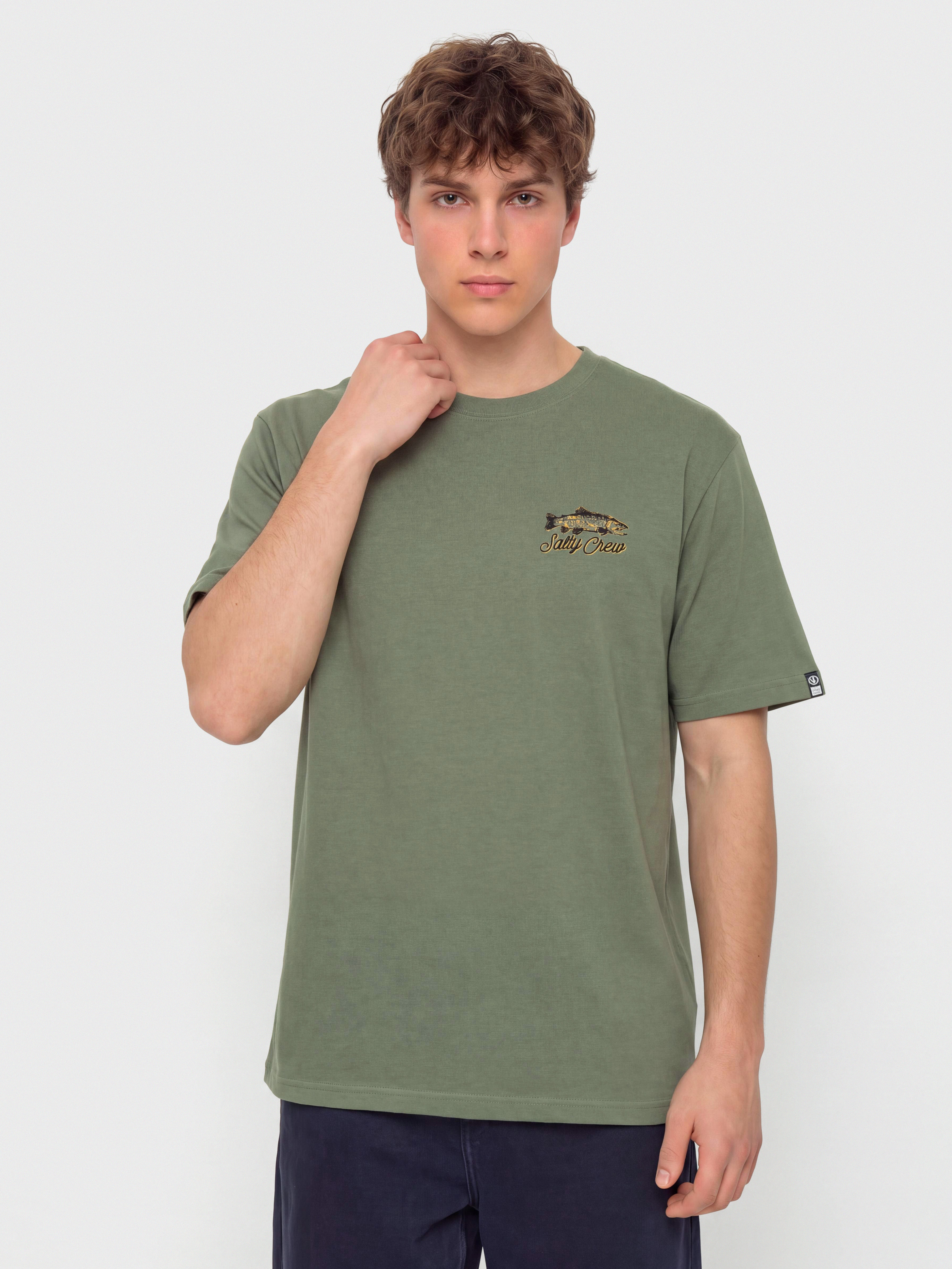 Salty Crew Fish Fest T-Shirt (laurel wreath)