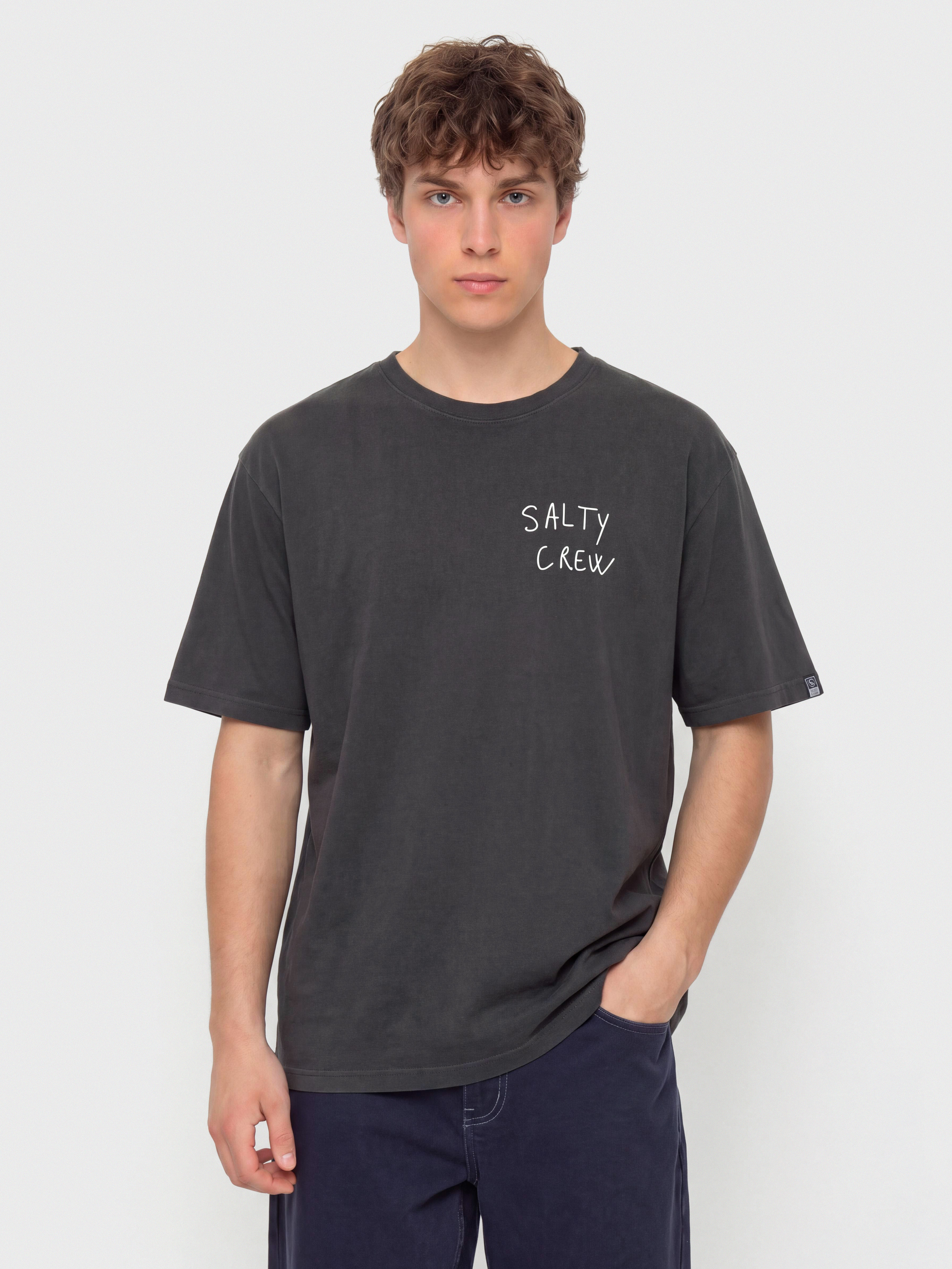 Salty Crew Swivel Lb T-Shirt (pirate black)