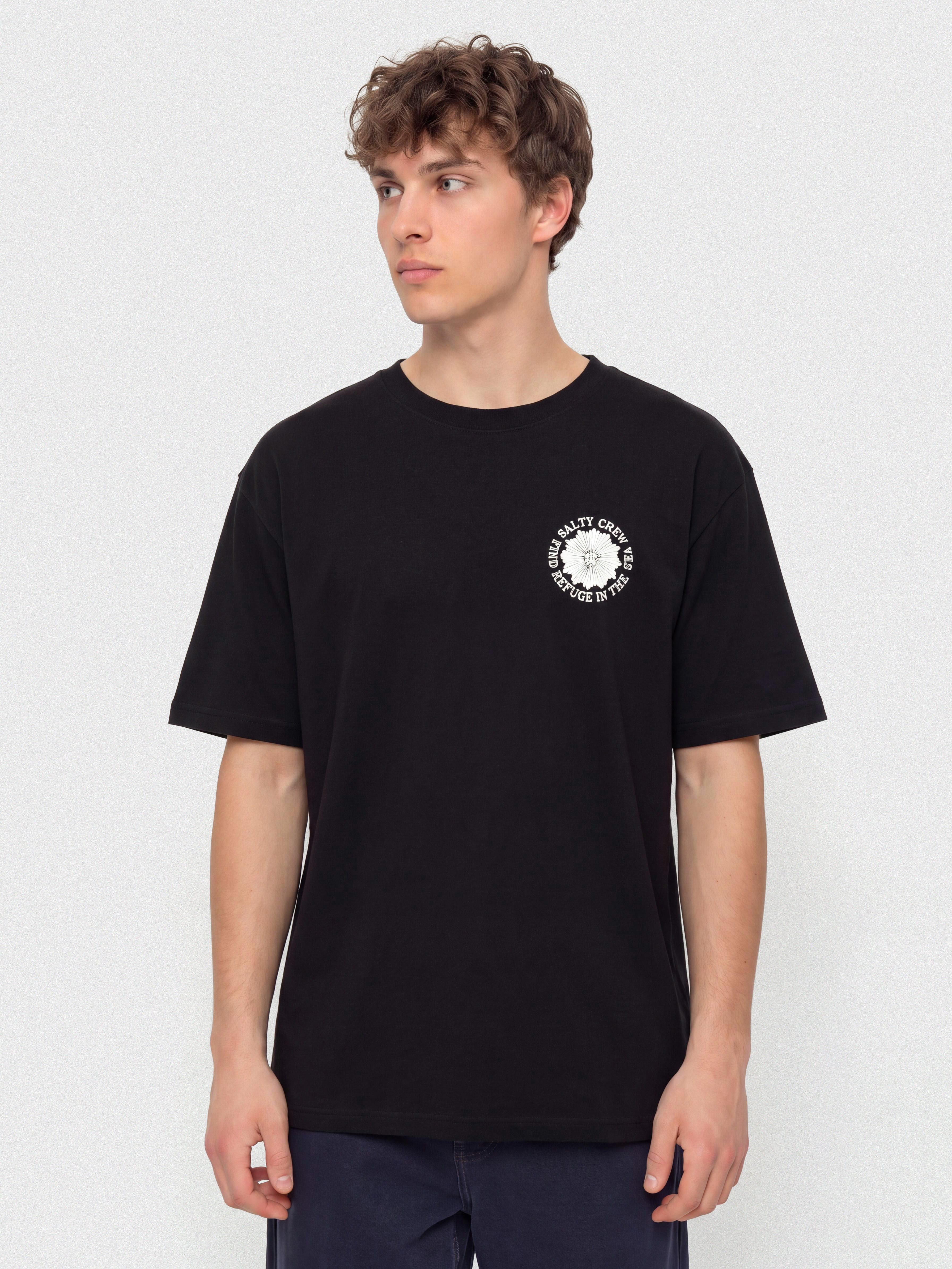 Salty Crew T-Shirt Coral Head (black)