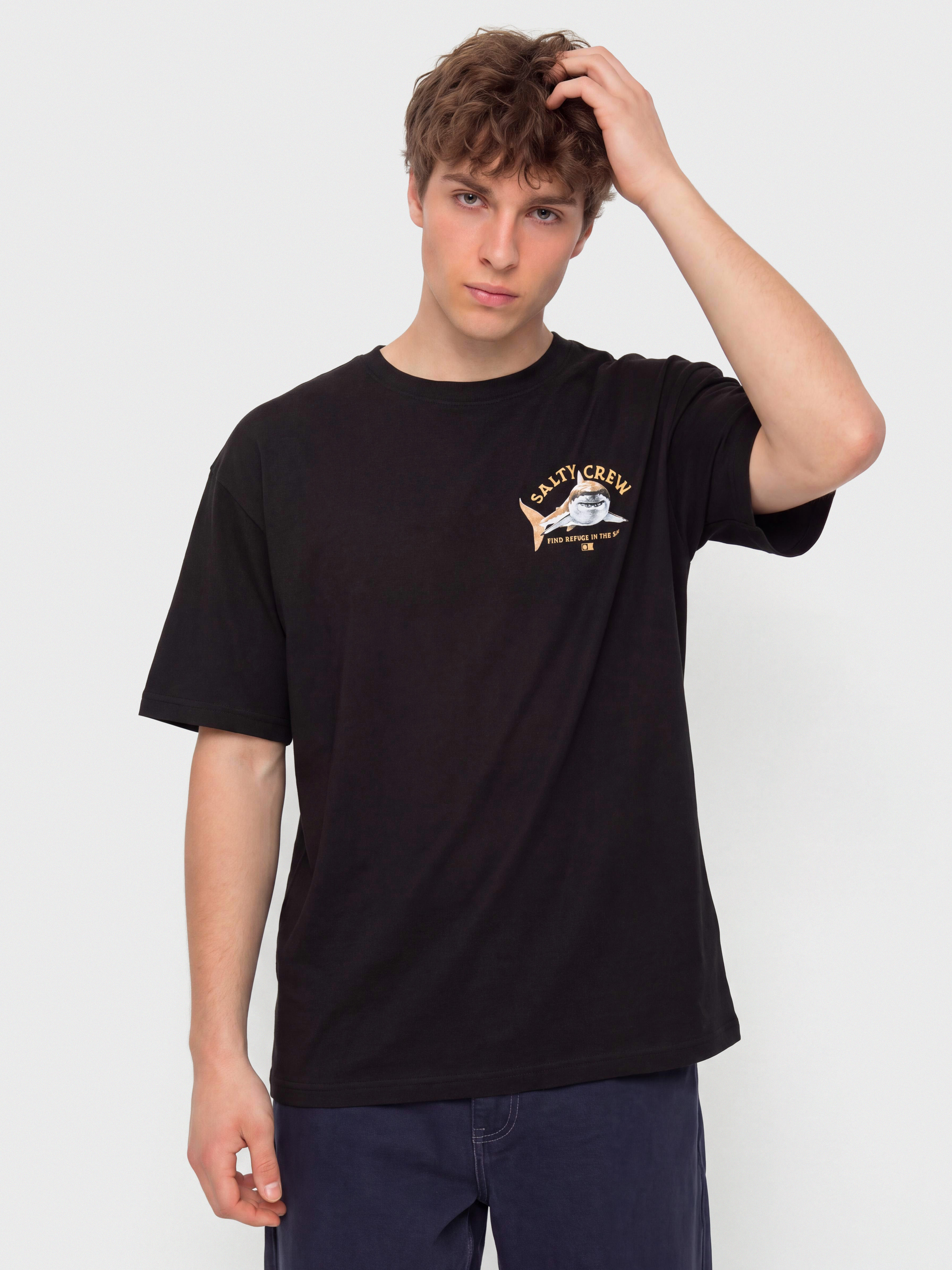 Salty Crew Lurking T-Shirt (black)