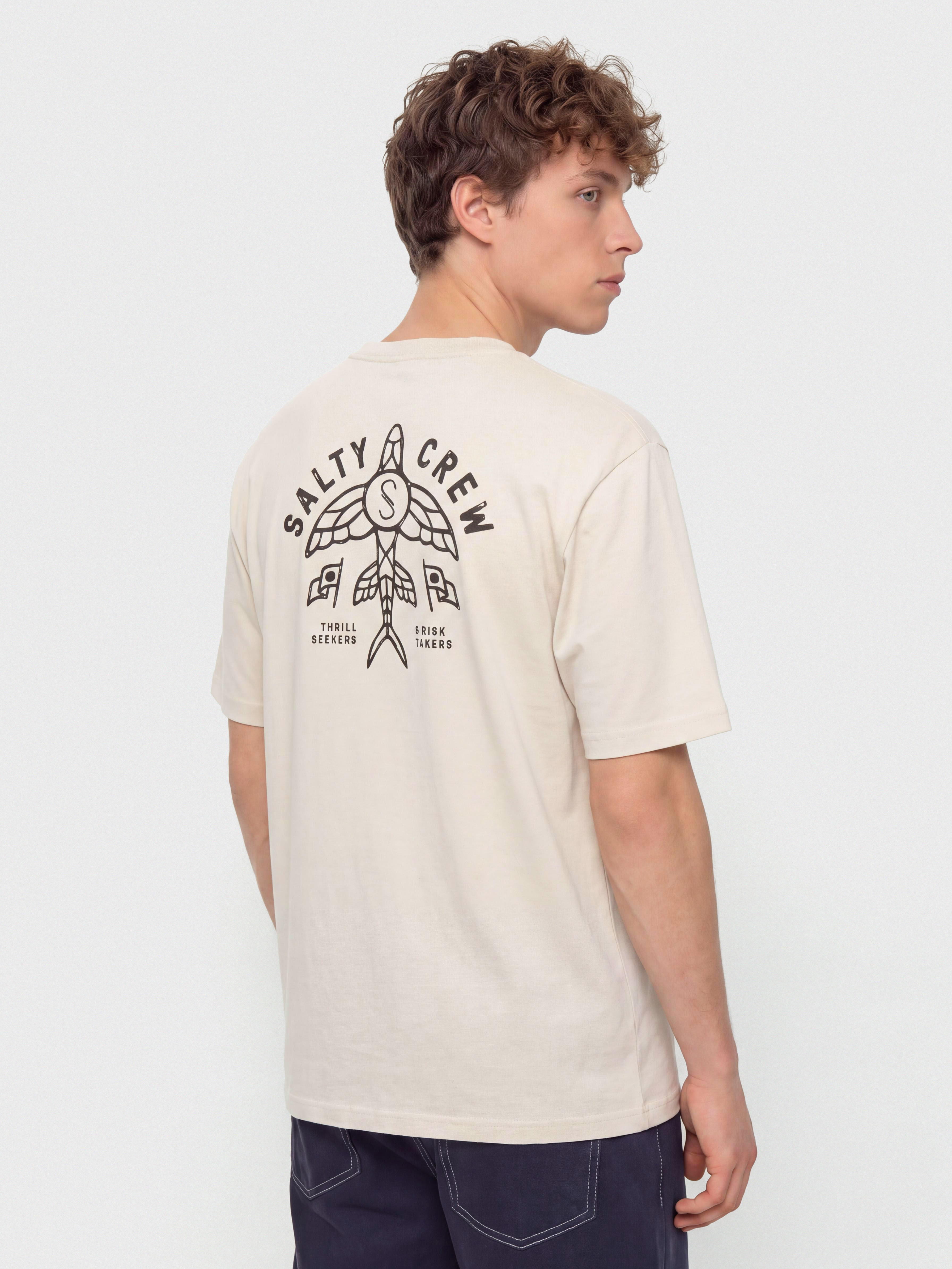 Salty Crew T-Shirt Flyer (moonbeam)