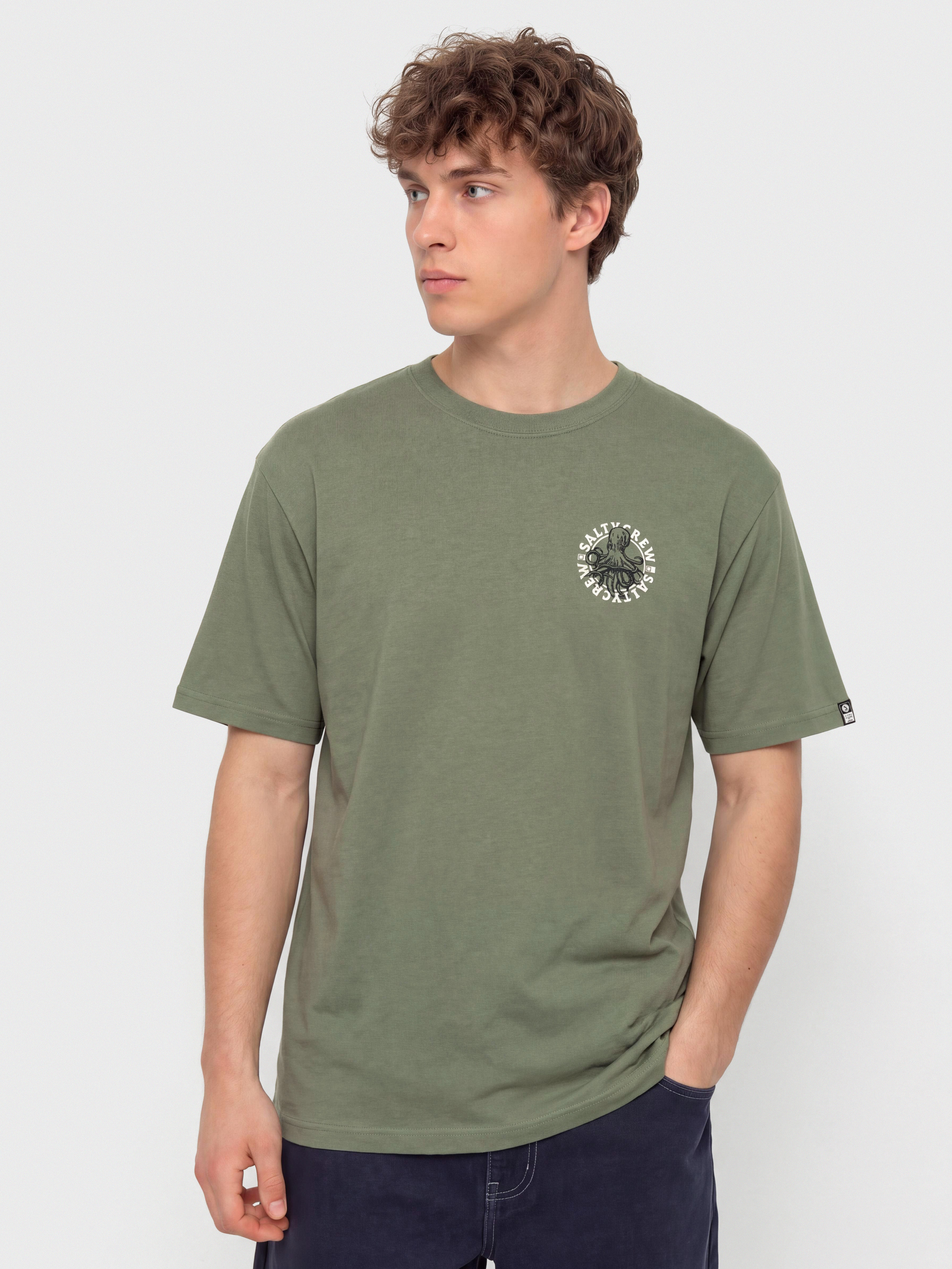 Salty Crew Tentacles T-Shirt (laurel wreath)