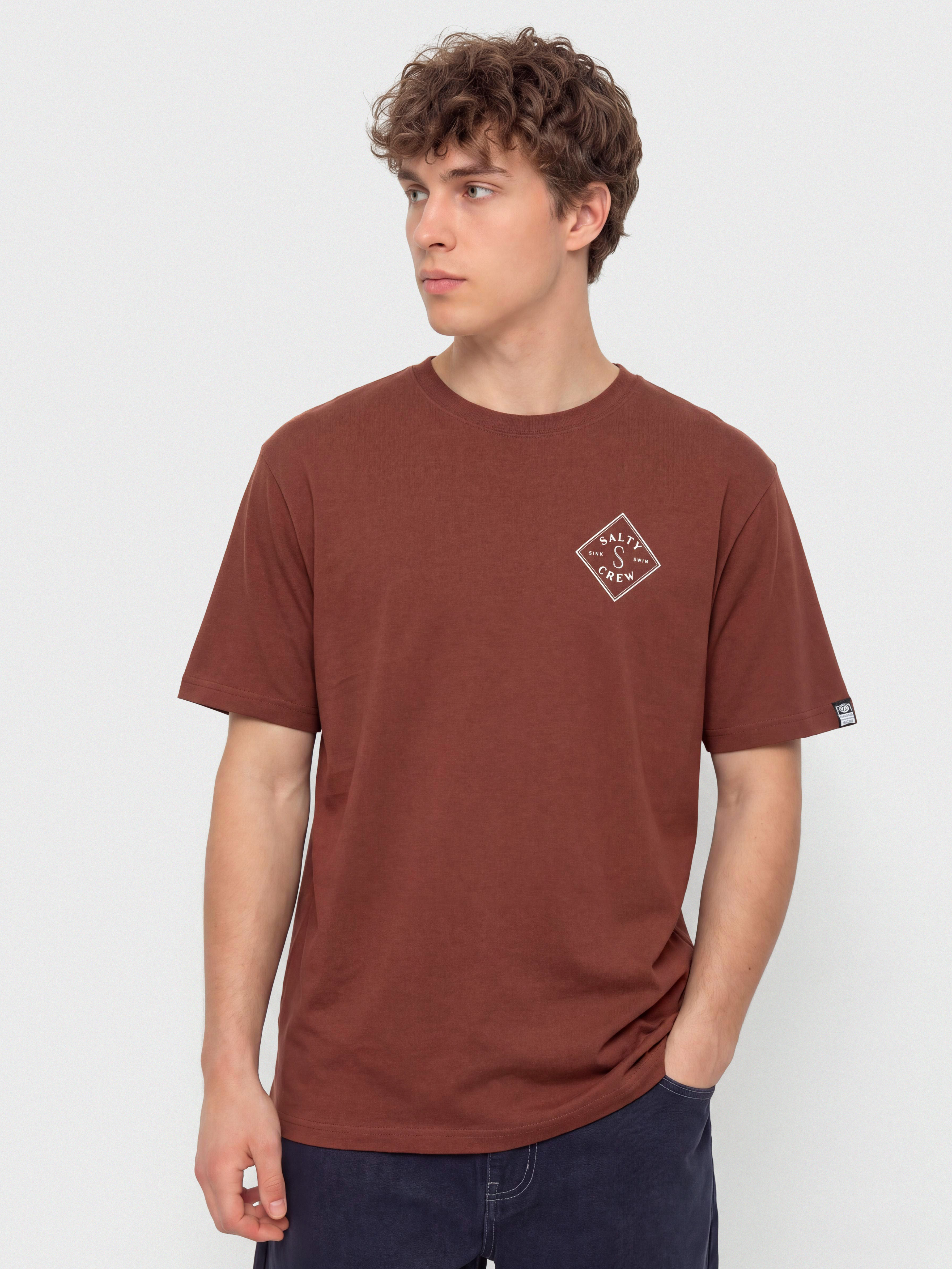 Salty Crew Tippet T-Shirt (burgundy)