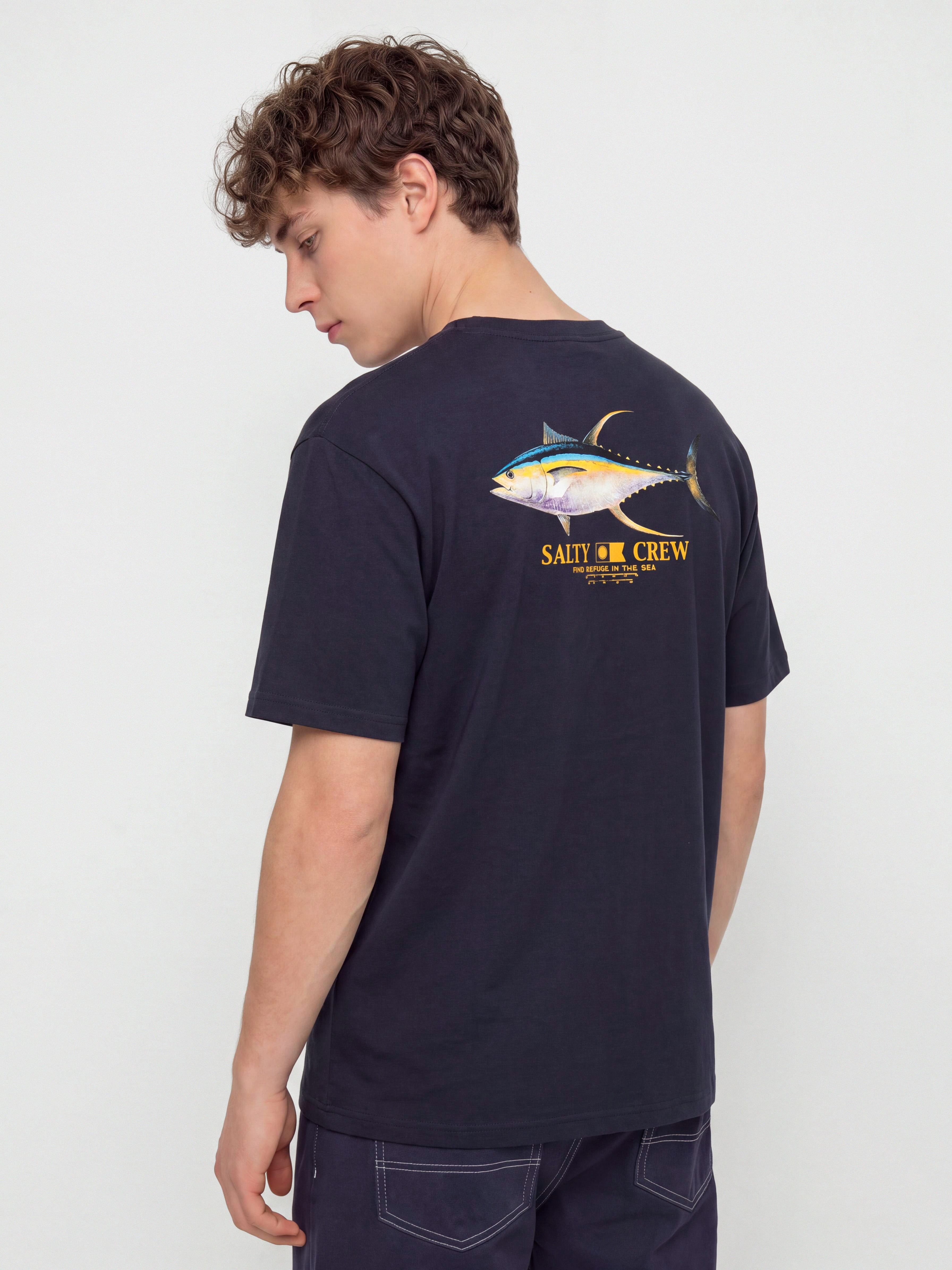 Salty Crew Ahi Classic T-Shirt (navy)