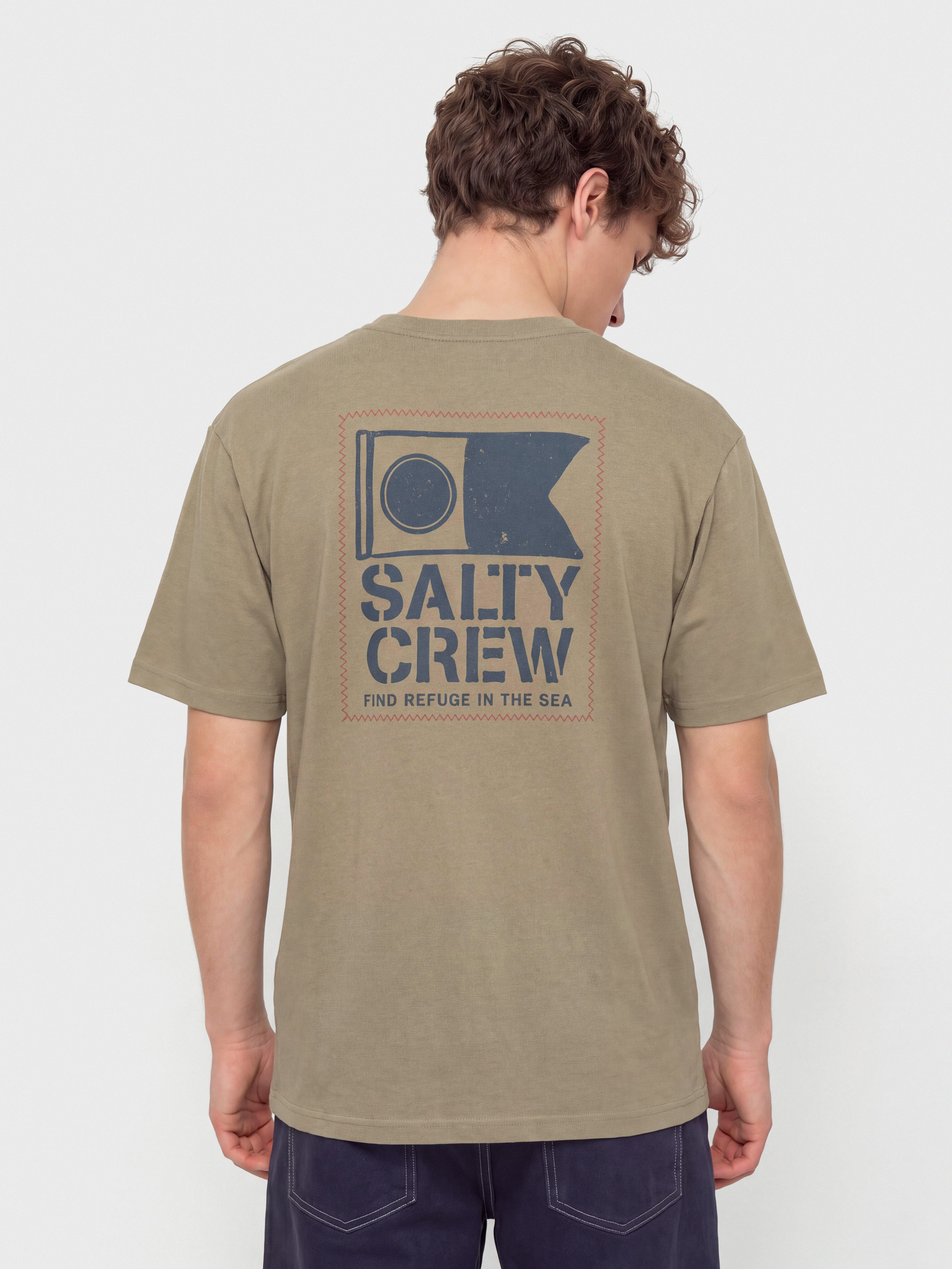 Salty Crew Stitched T-Shirt (twig)
