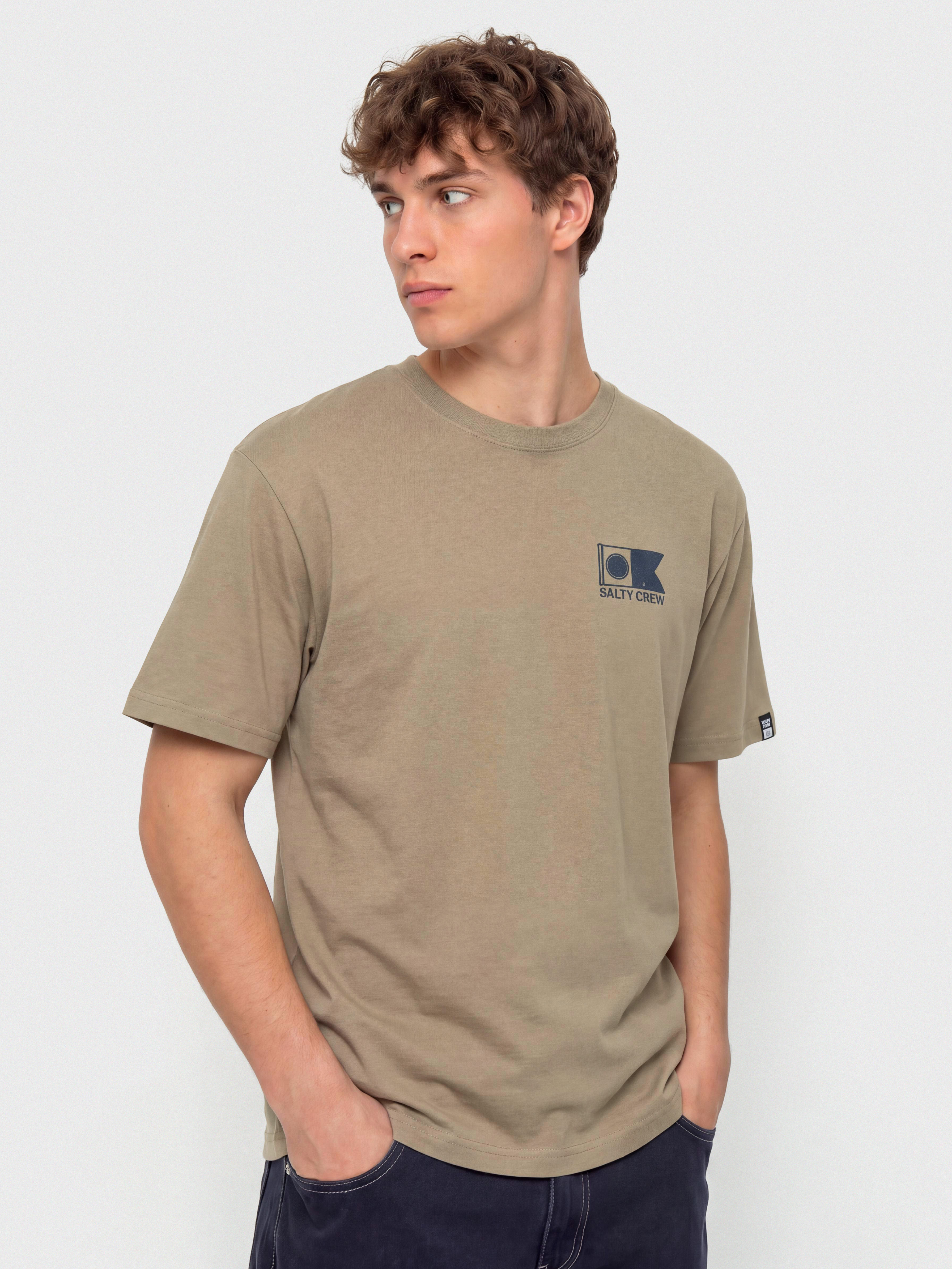 Salty Crew Stitched T-Shirt (twig)