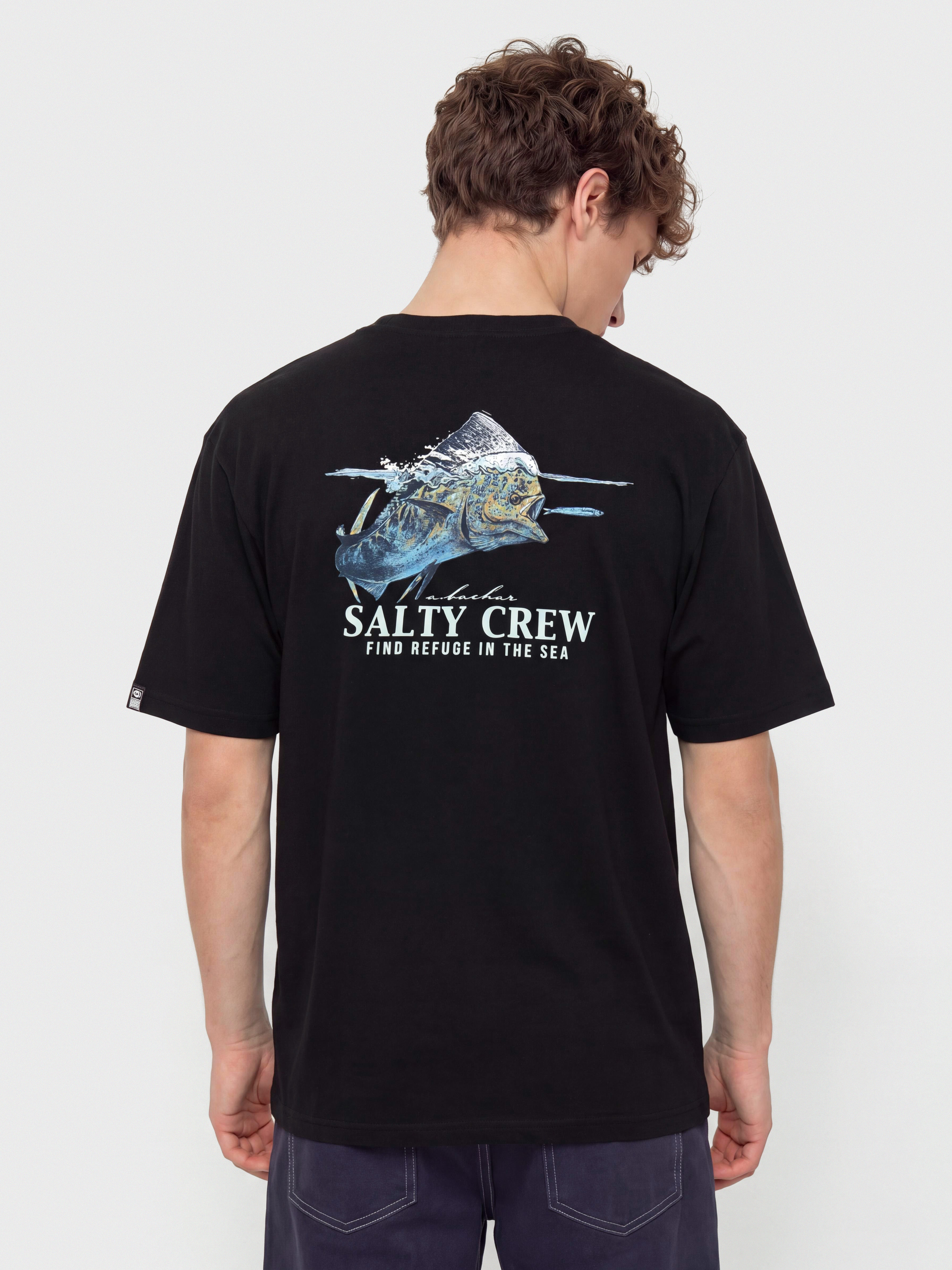 Salty Crew T-Shirt Mahi Surface (black)