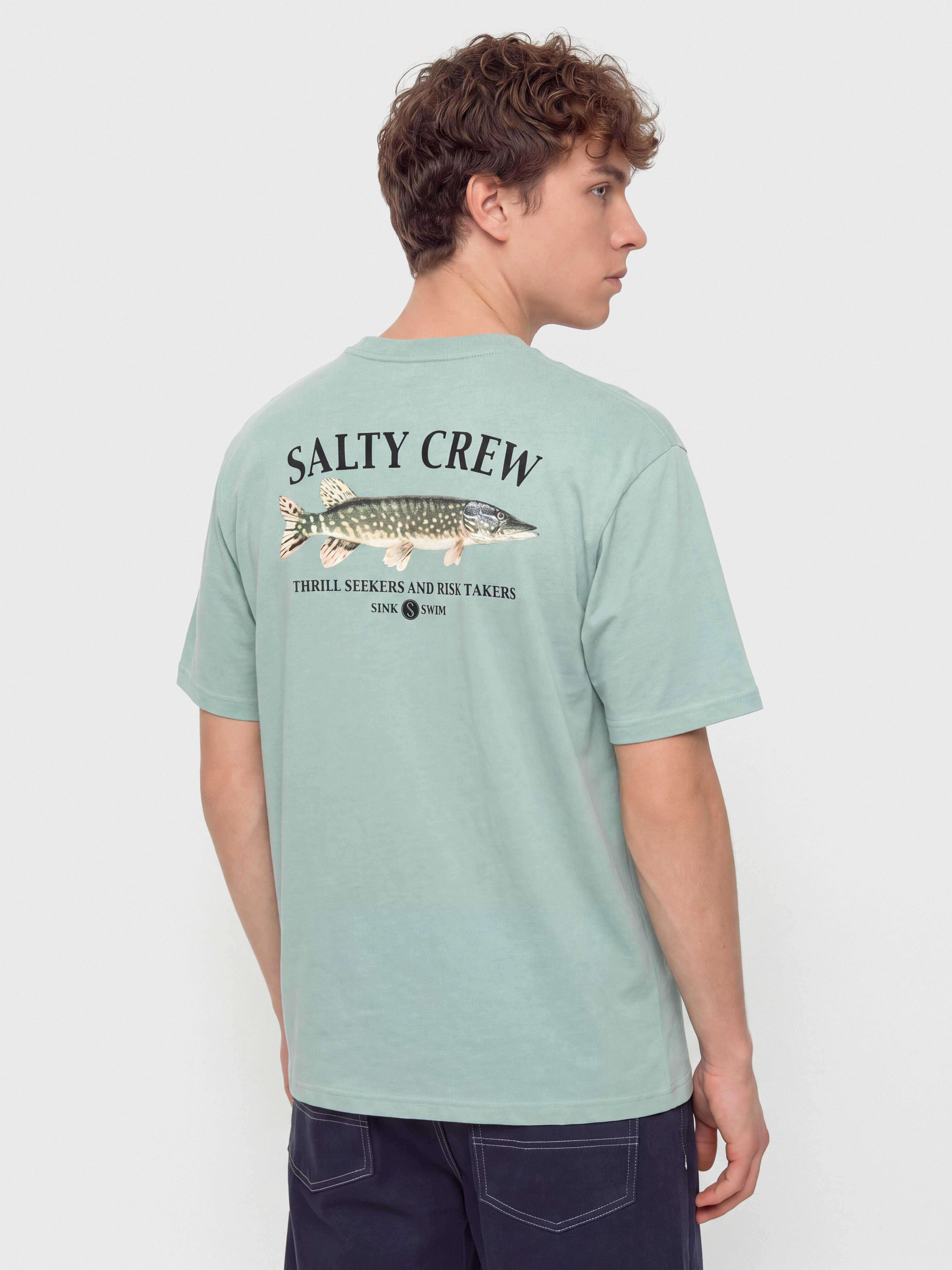 Salty Crew T-Shirt Euro Pike (mackerel)