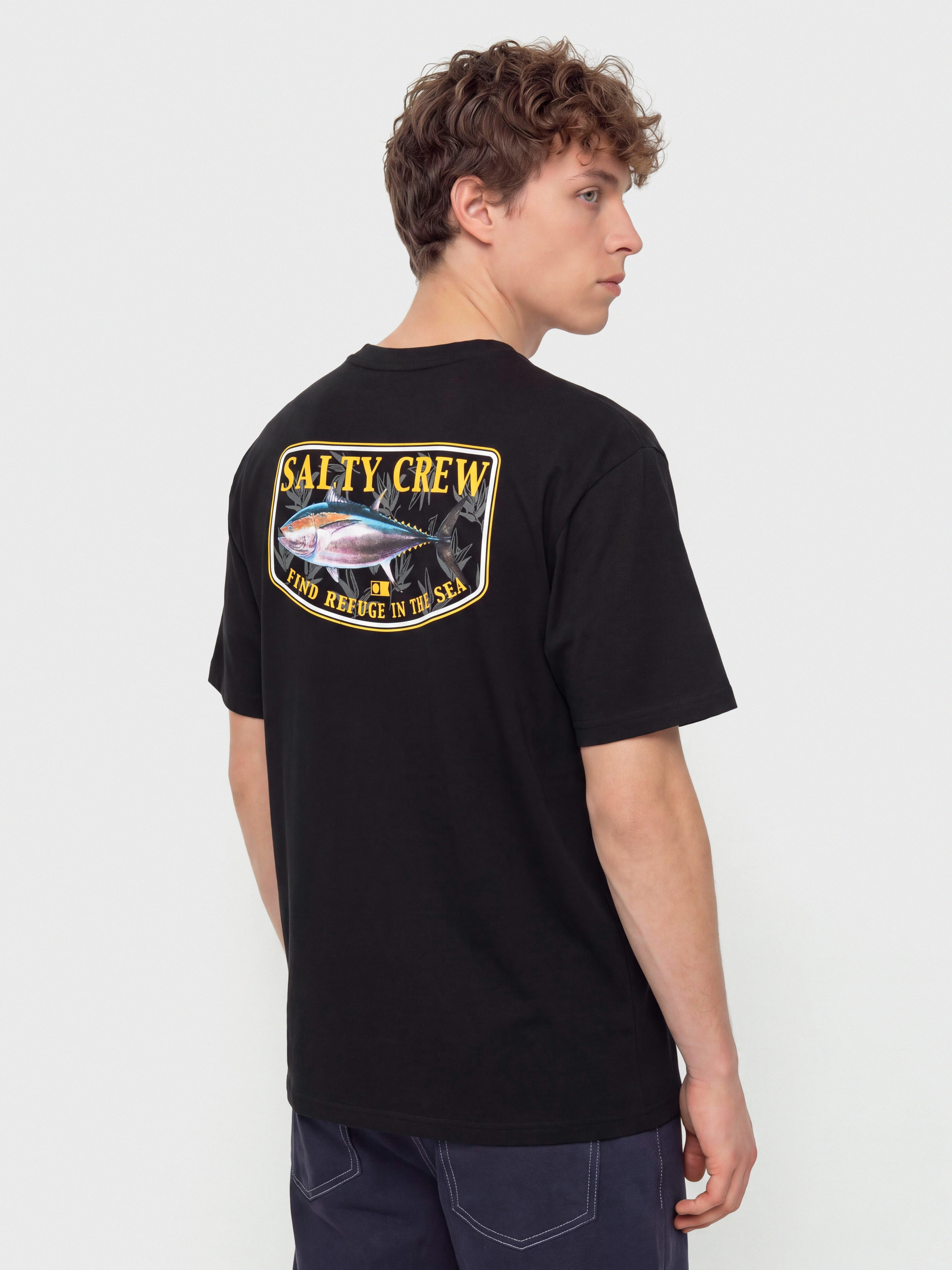 Salty Crew T-Shirt Big Blue Fill (black)