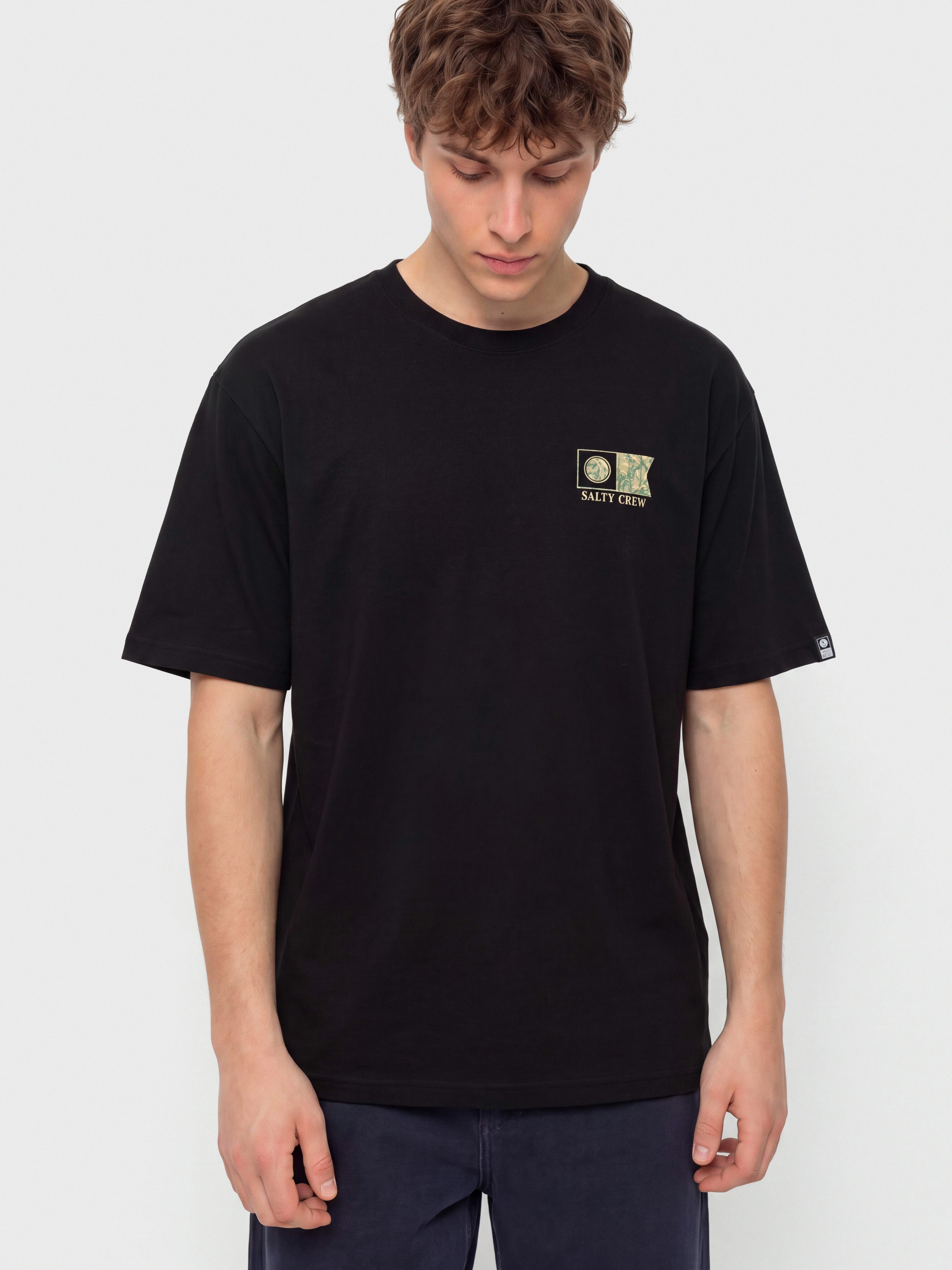 Salty Crew T-Shirt Flagship (black)