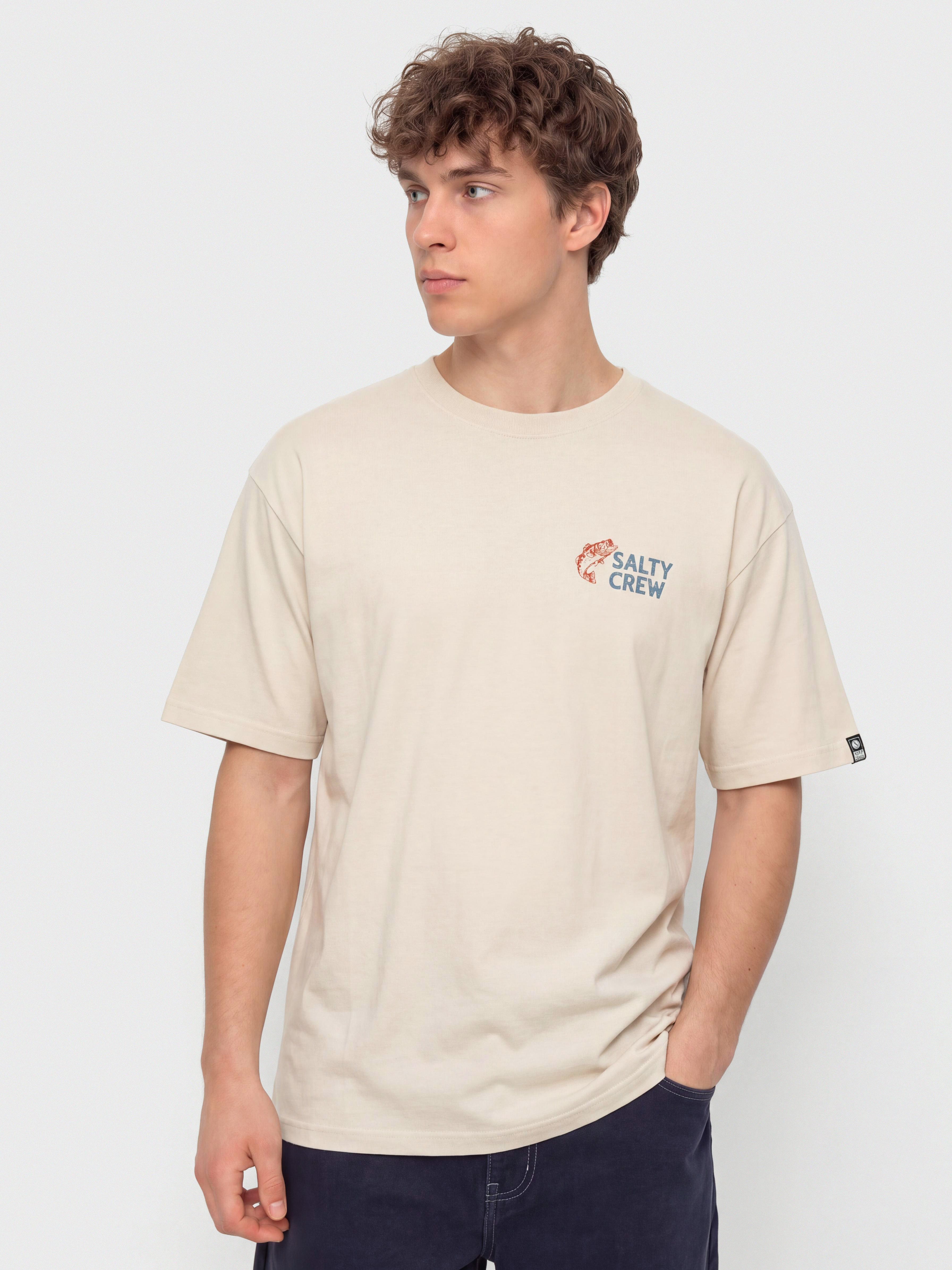 Salty Crew T-Shirt Bait Shop (moonbeam)