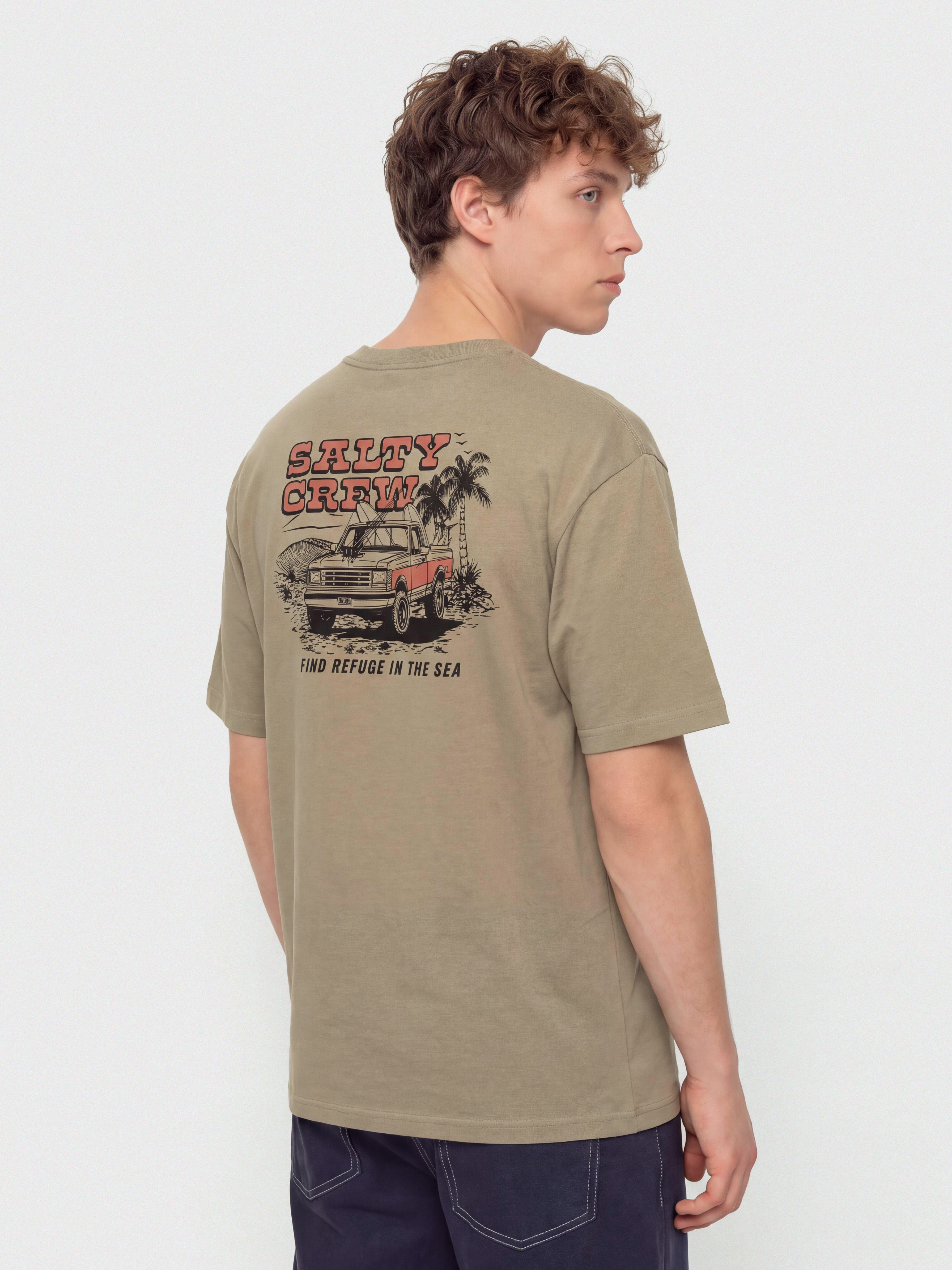 Salty Crew T-Shirt Truck Stop Classic (twig)
