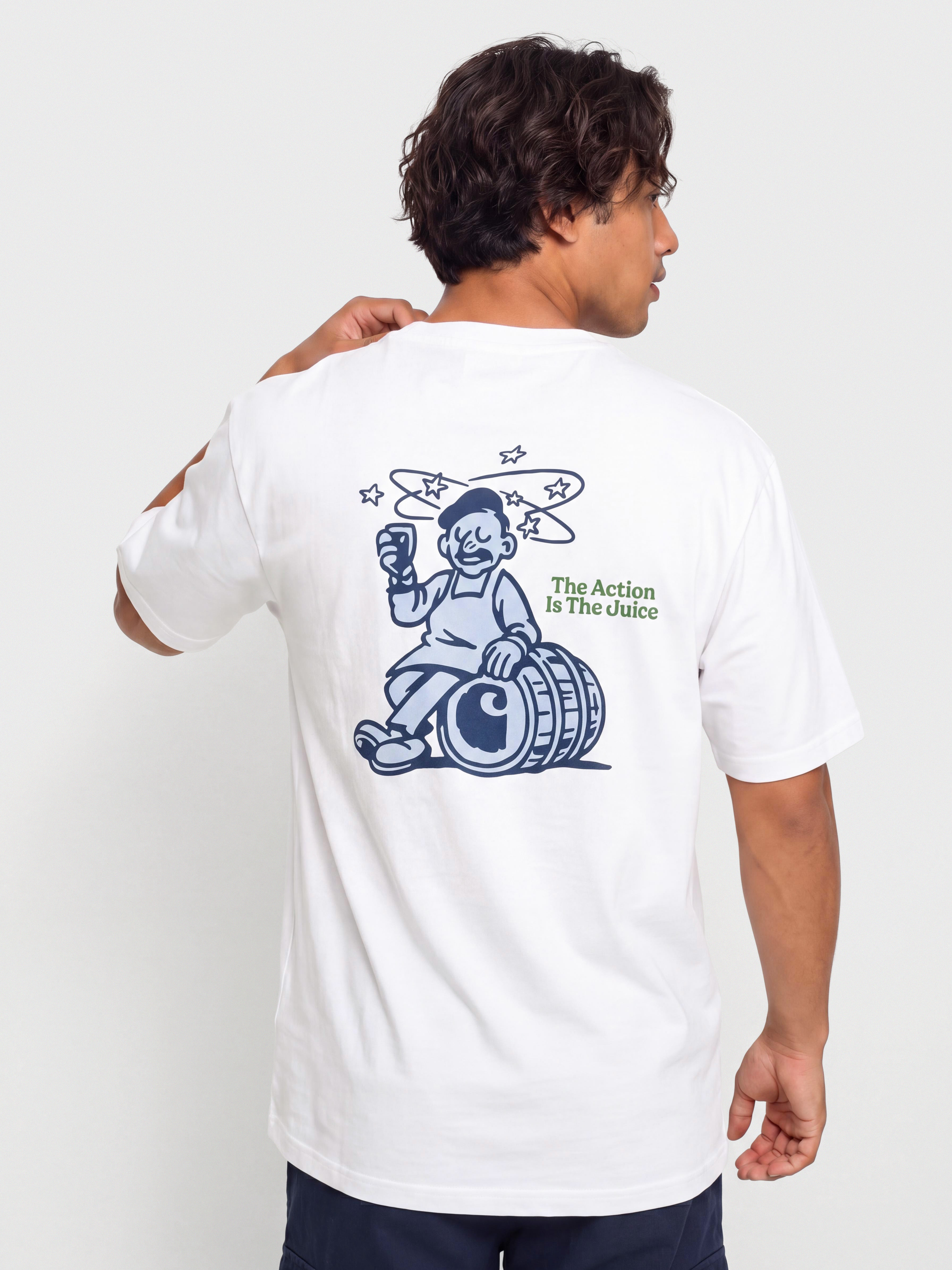 Carhartt WIP Grape Picker T-Shirt (white)
