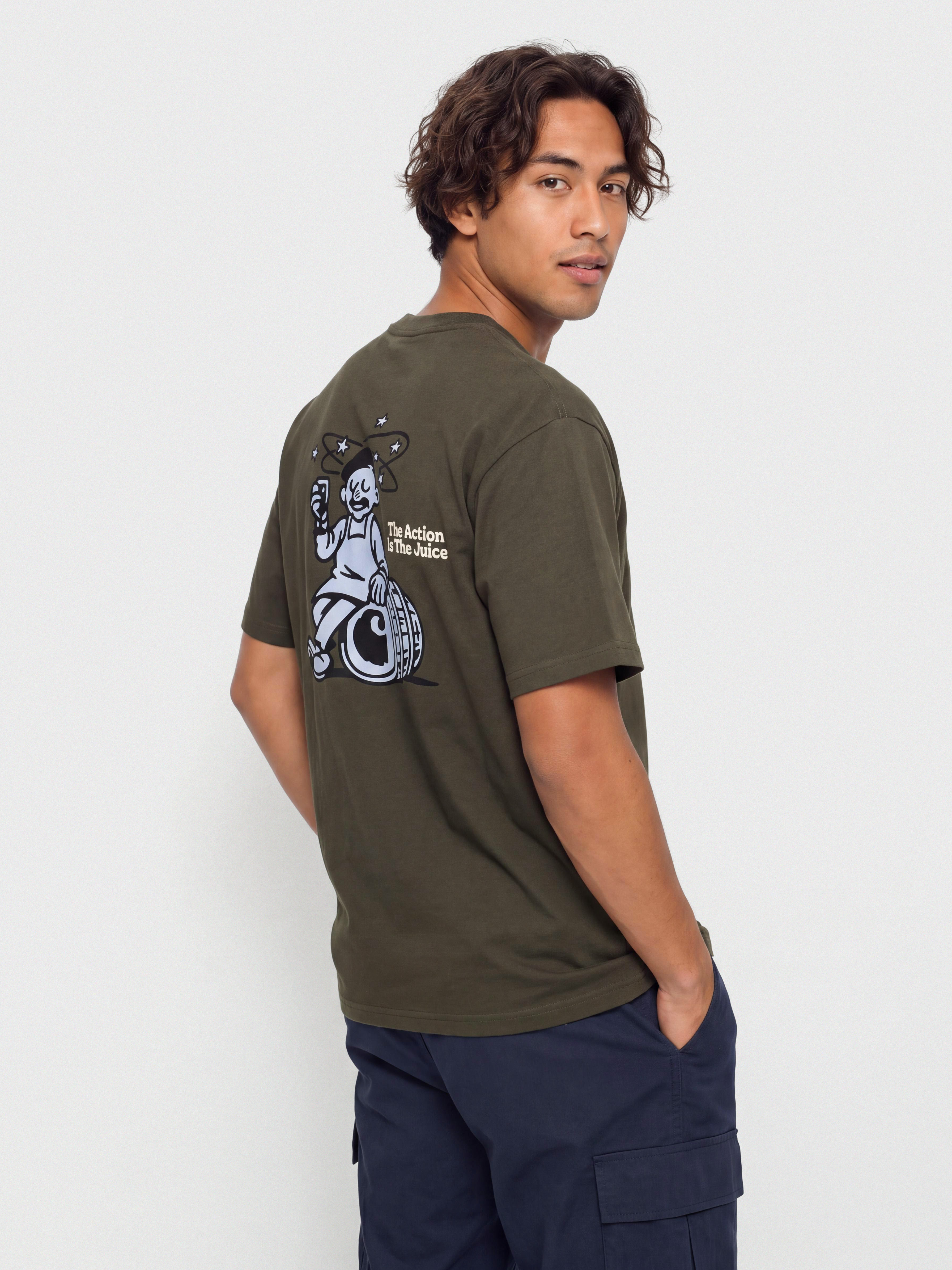Carhartt WIP Grape Picker T-Shirt (cypress)