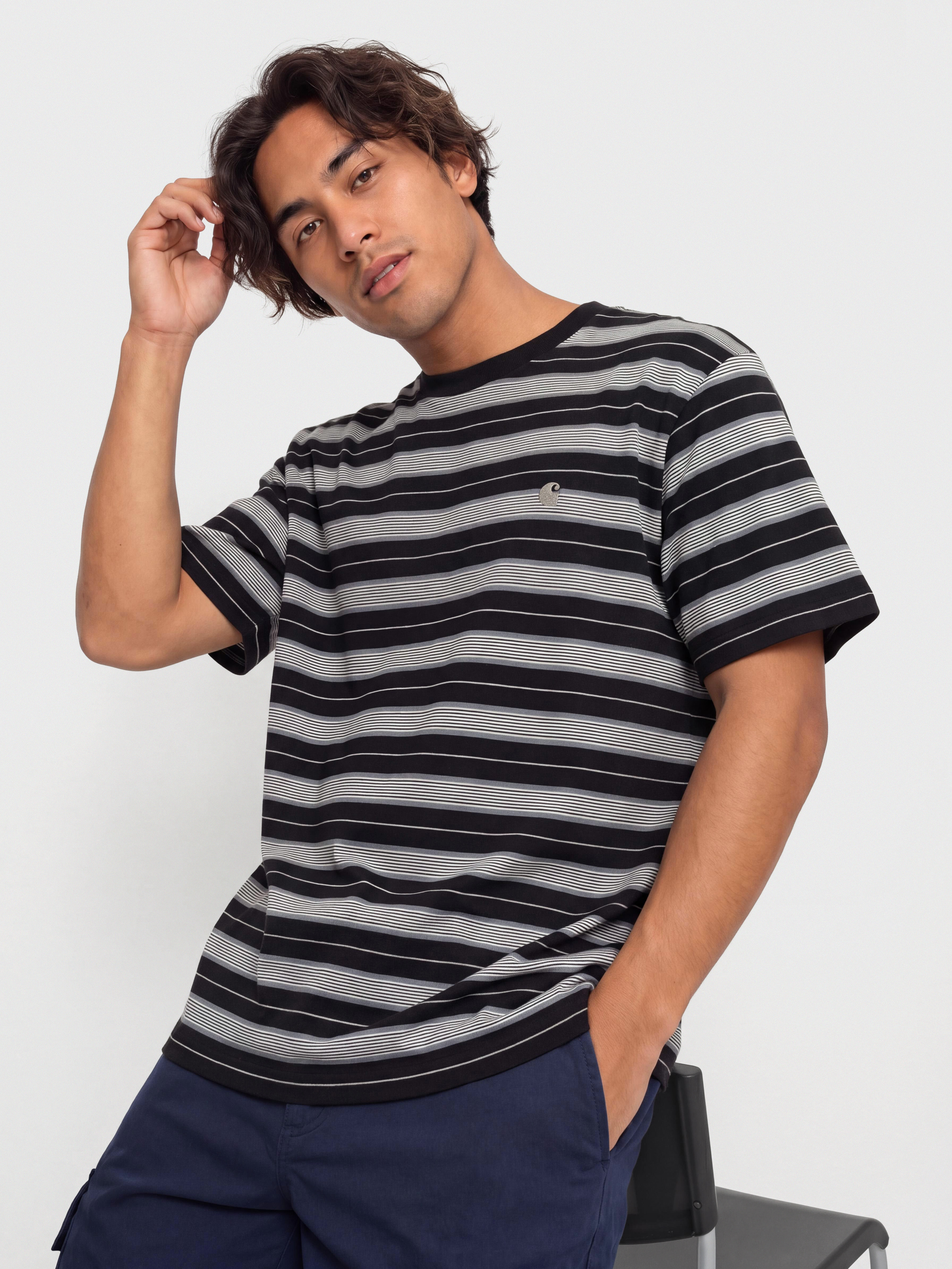 Carhartt WIP Bronson T-Shirt (bronson stripe black)
