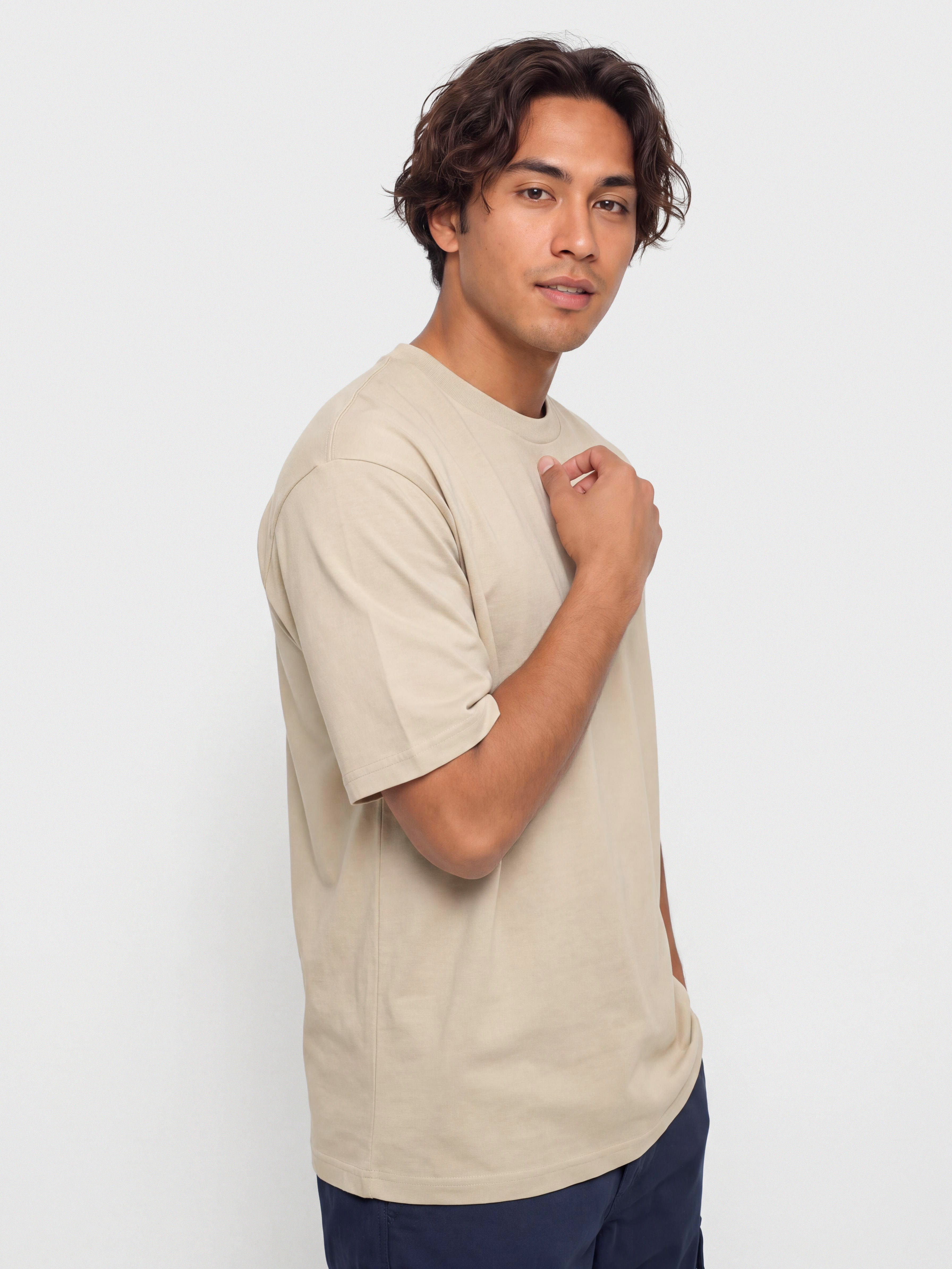 Carhartt WIP Script Embroidery T-Shirt (fleur de sel/black)