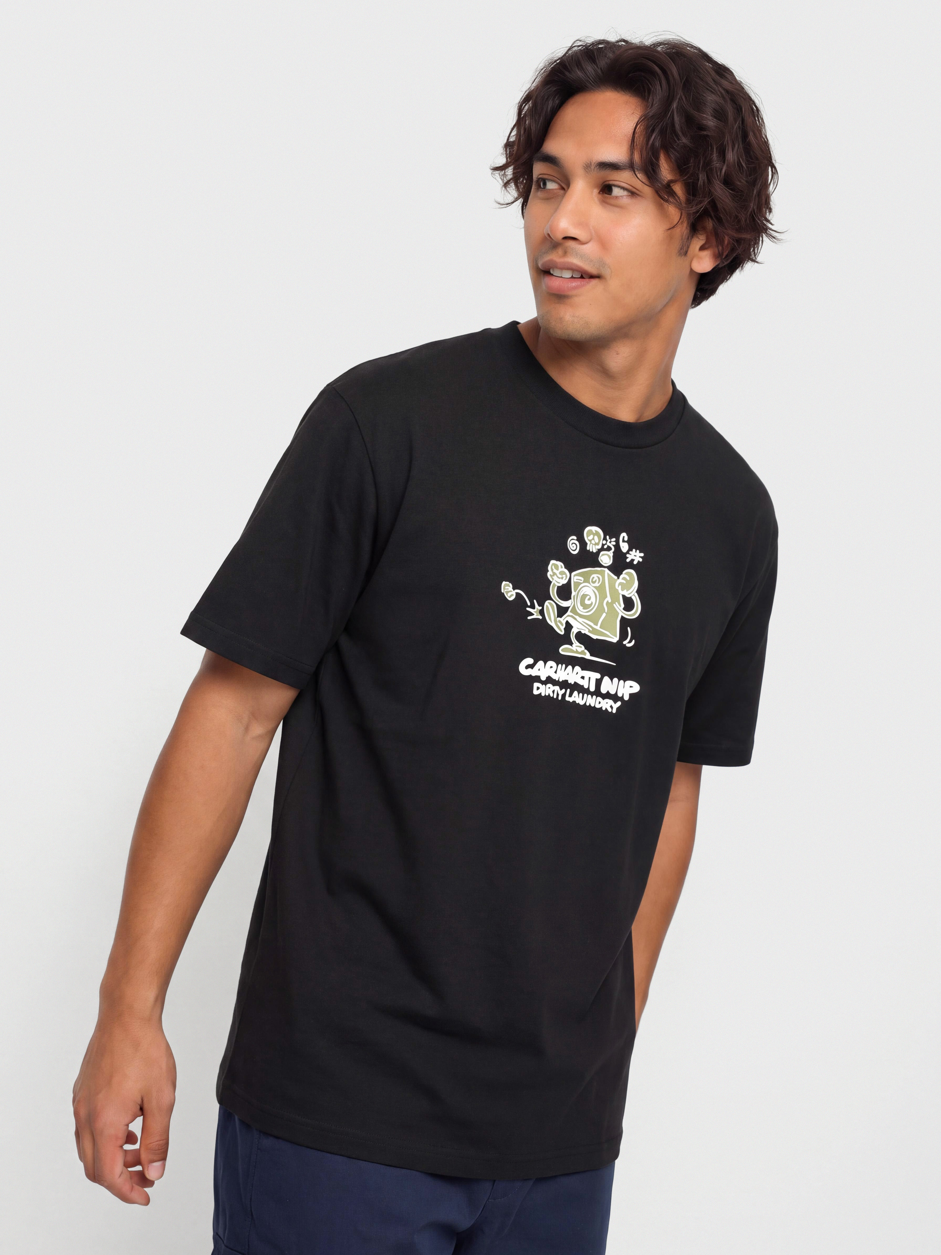 Carhartt WIP Dirty Laundry T-Shirt (black)