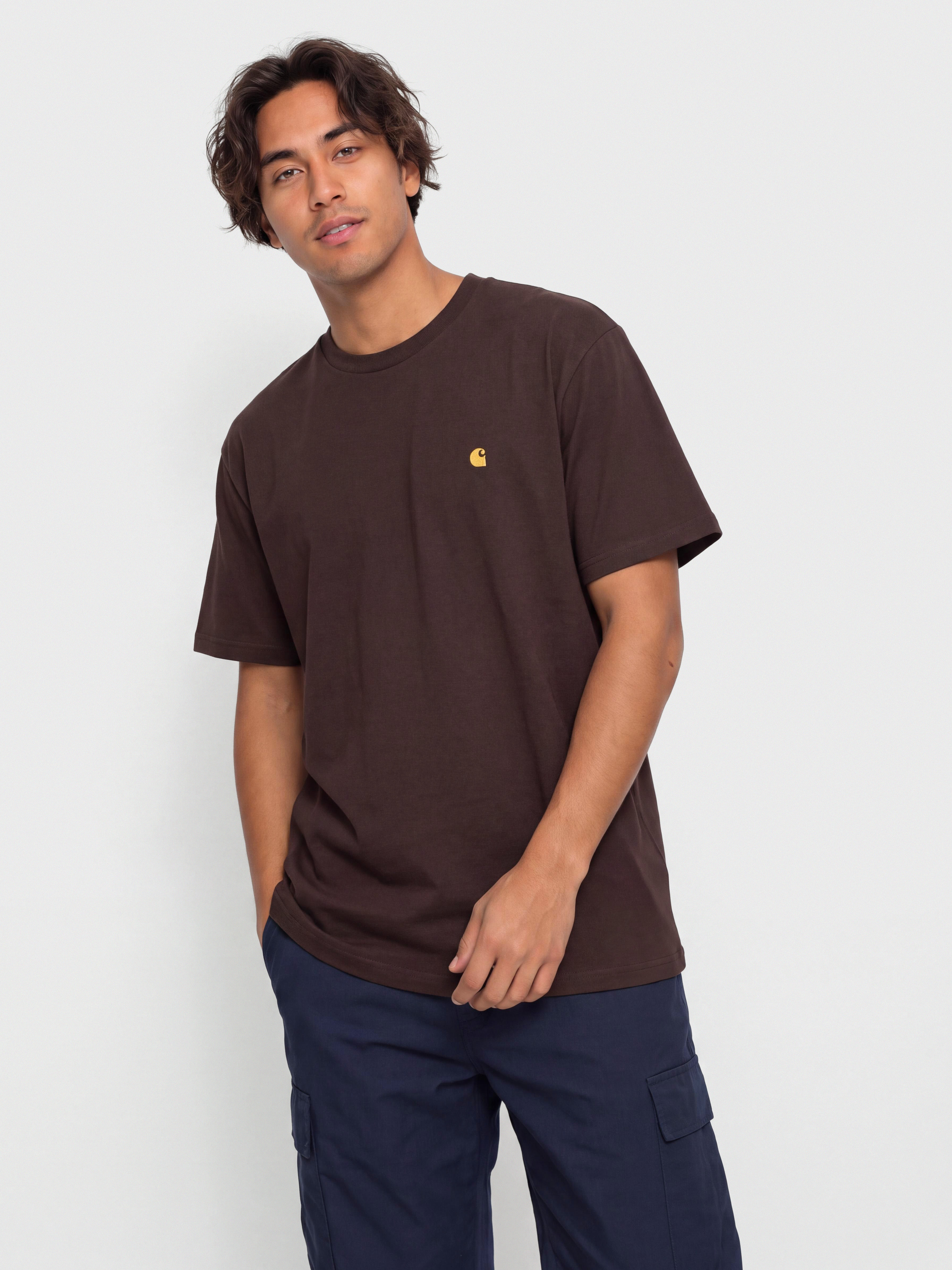 Carhartt WIP Chase T-Shirt (palisander/gold)