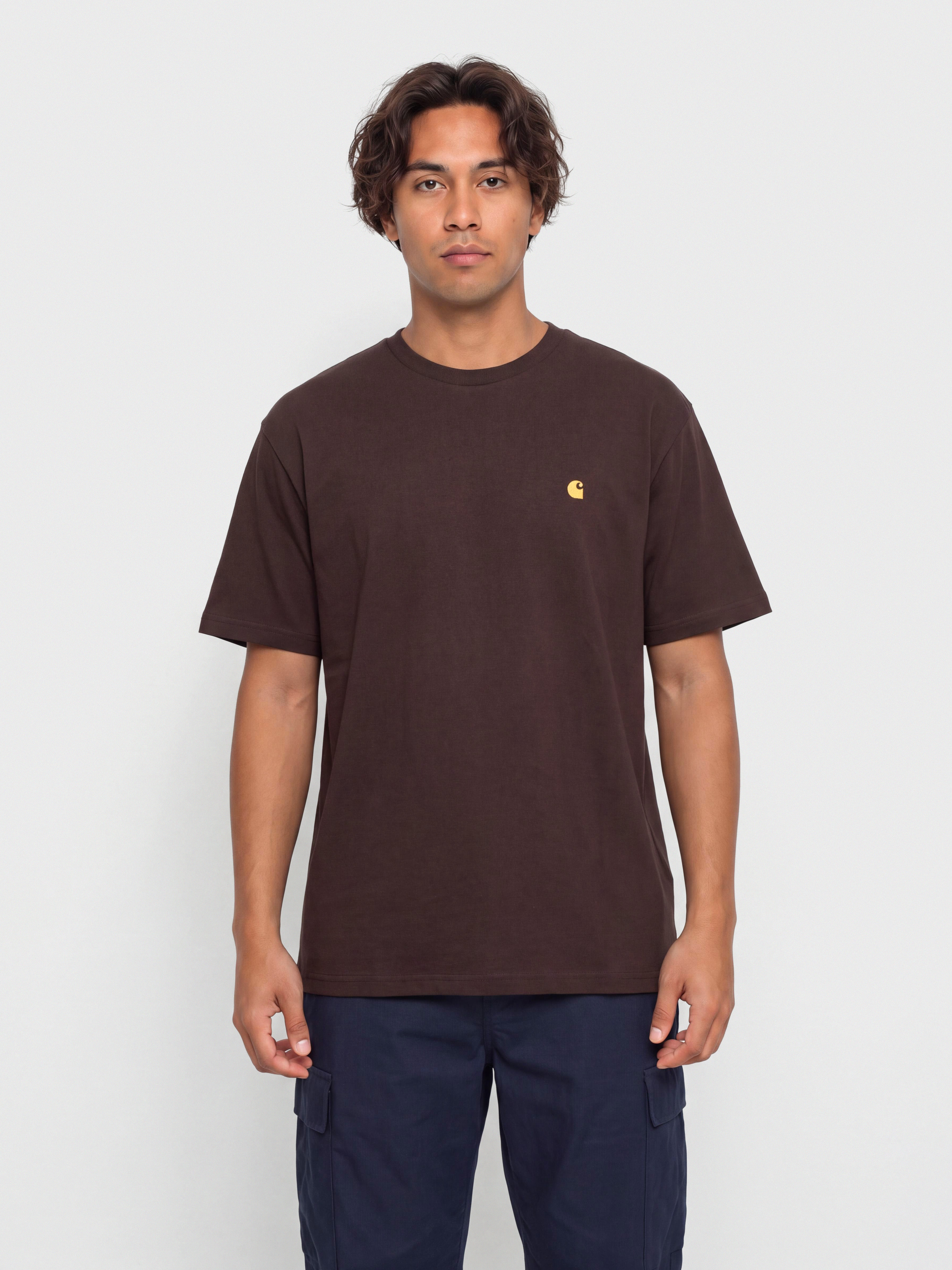 Carhartt WIP Chase T-Shirt (palisander/gold)