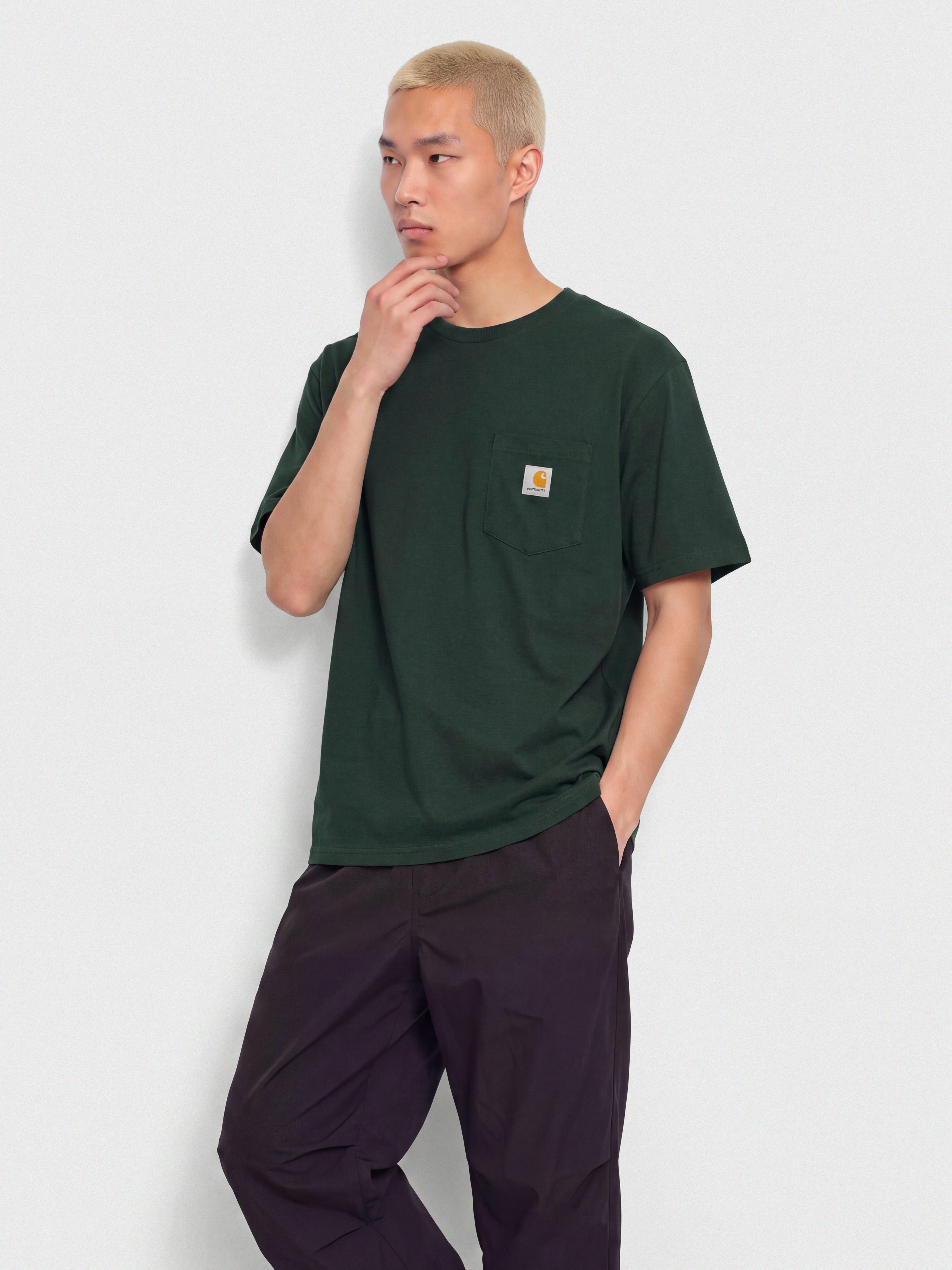 Carhartt WIP Pocket T-Shirt (dark scarab)