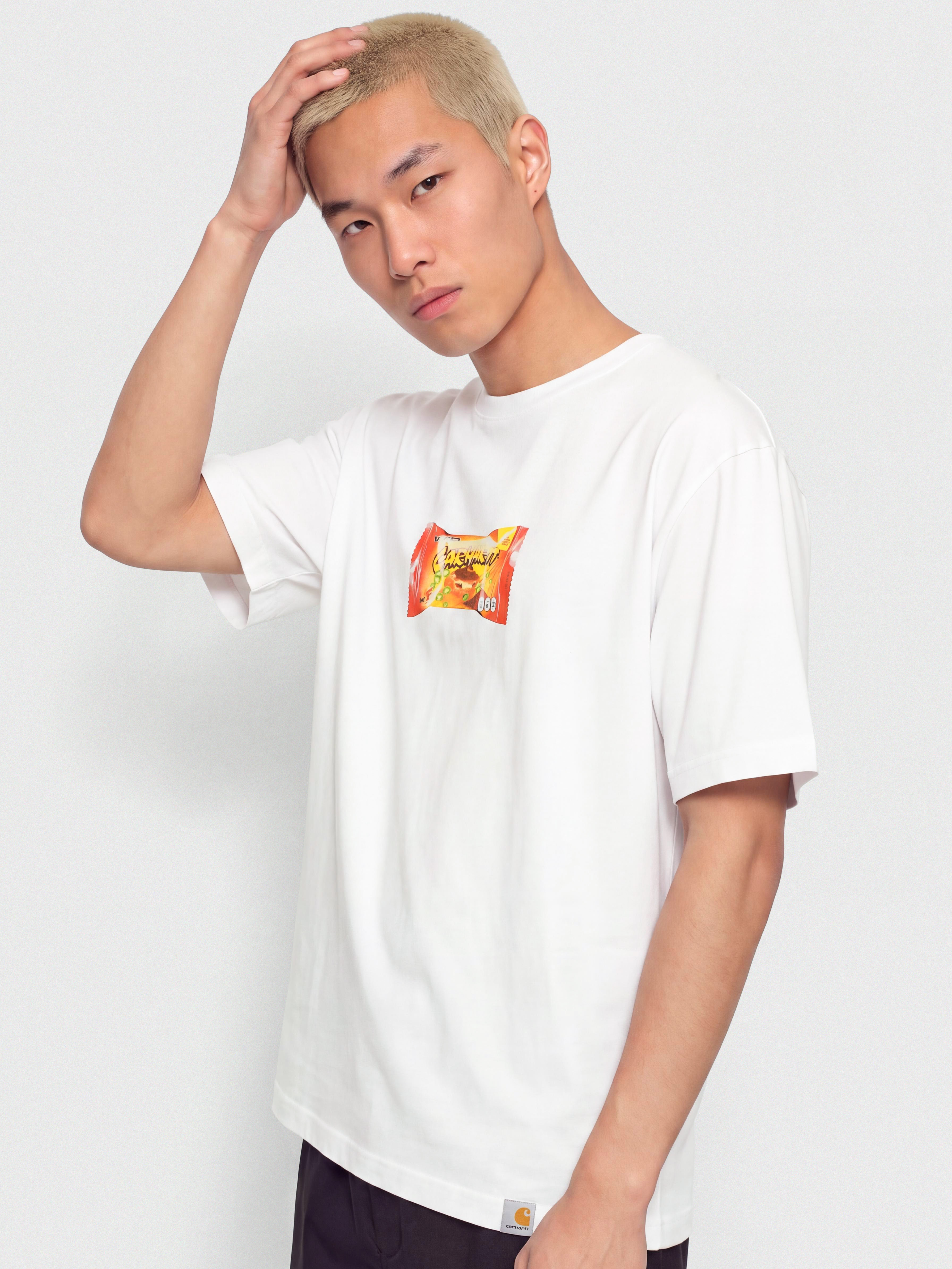 Carhartt WIP T-Shirt Road Side Snack (white)