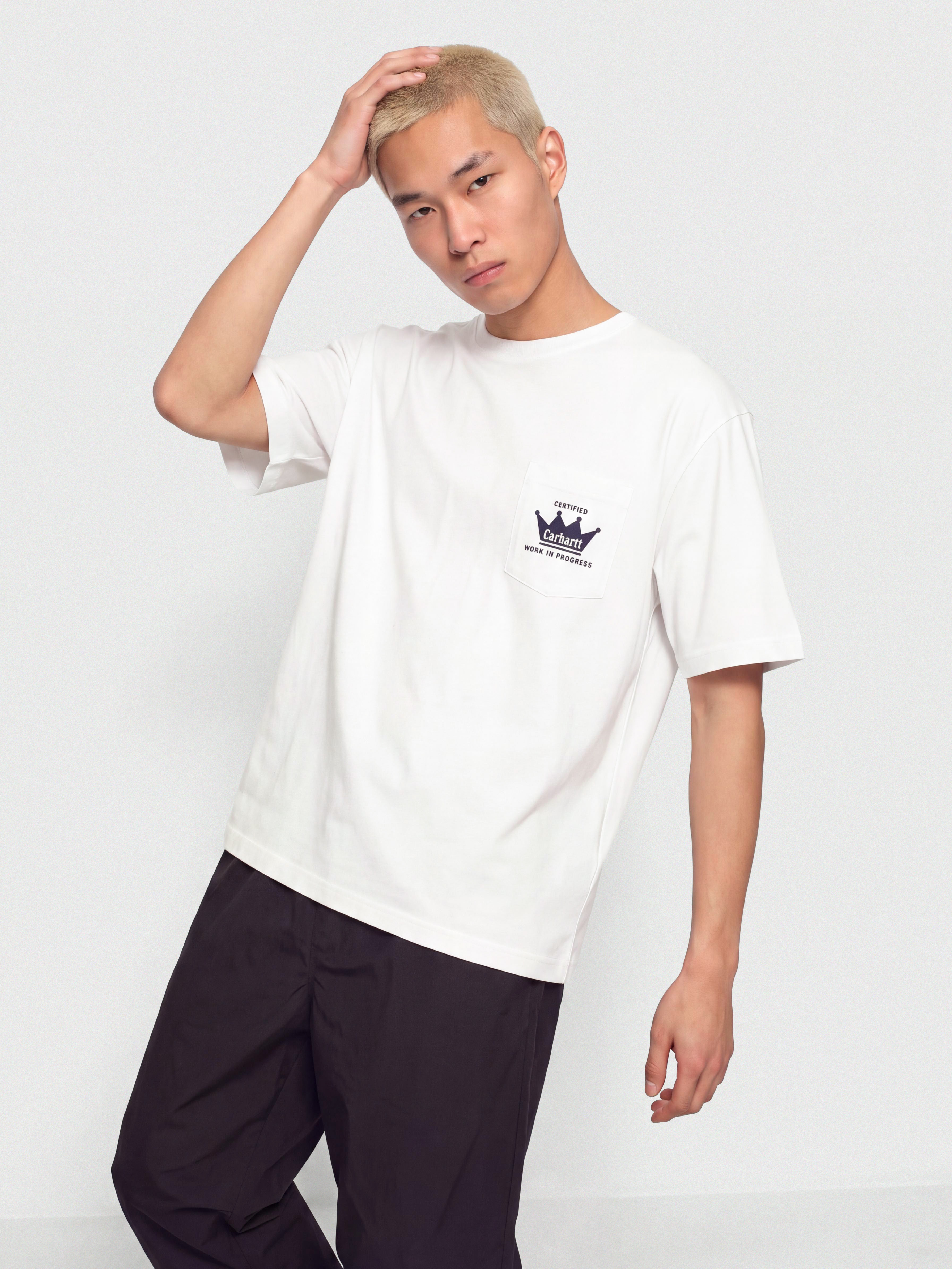 Carhartt WIP Crown Pocket T-Shirt (white)