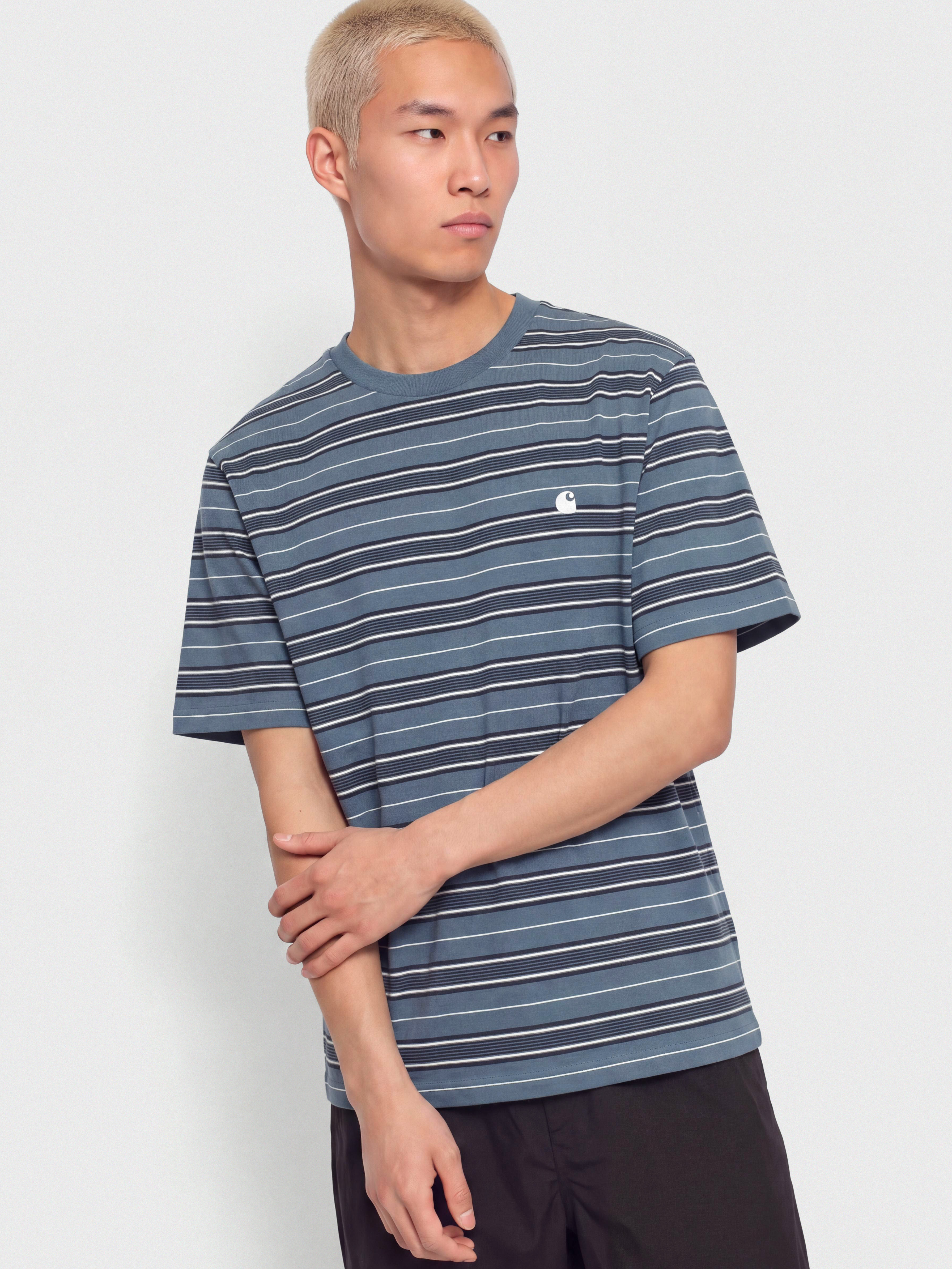 Carhartt WIP Bronson T-Shirt (bronson stripe icesheet)