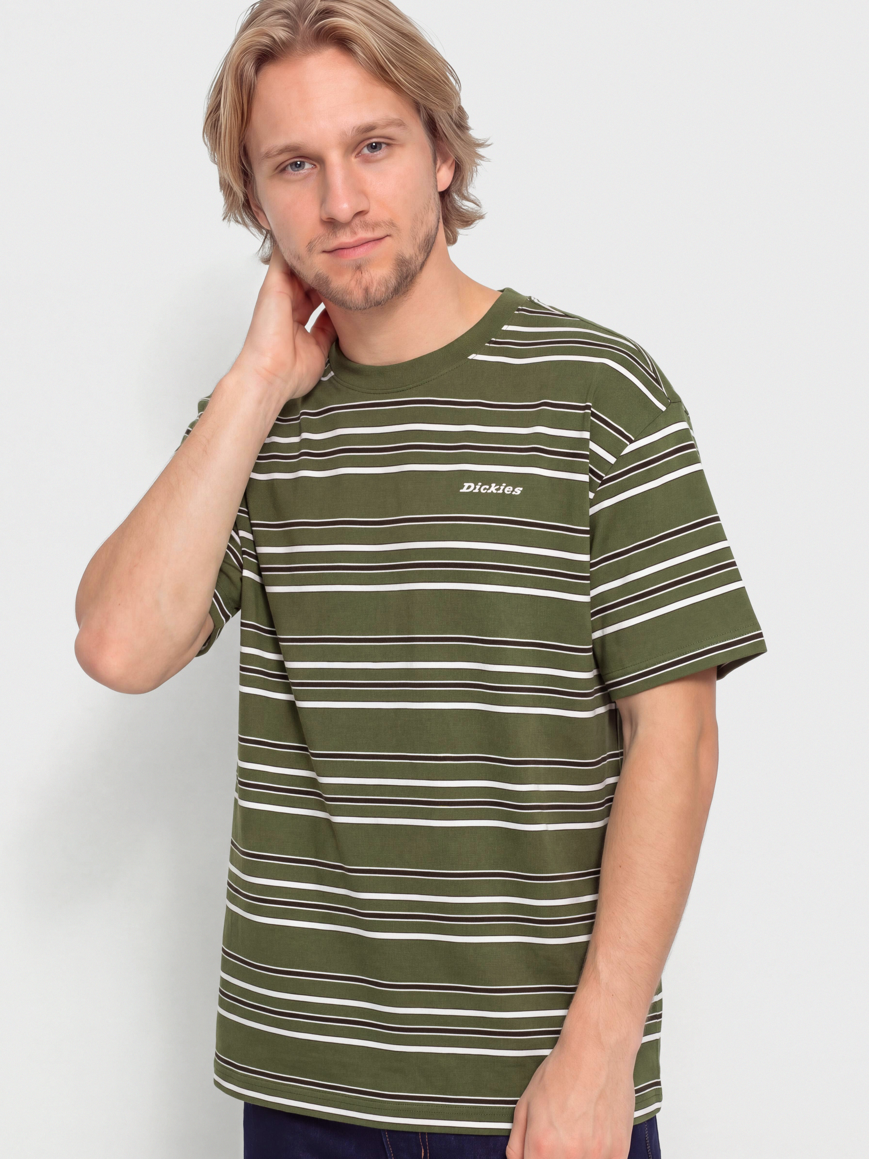 Dickies East Liberty Stripe T-Shirt (cypress)